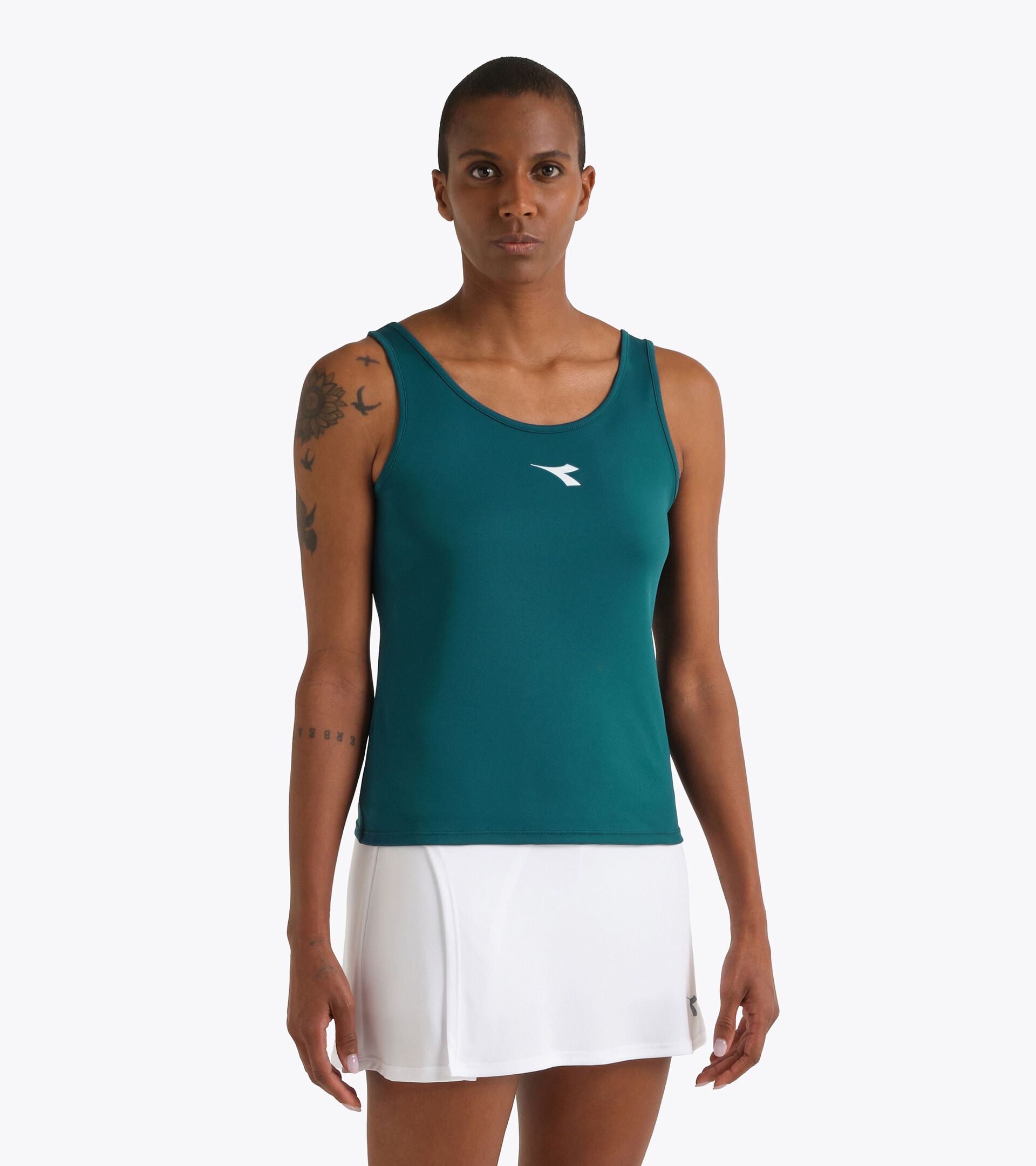 Camiseta sin mangas de tenis - Mujer
 L. TANK COURT SOMBREADO PICEA - Diadora