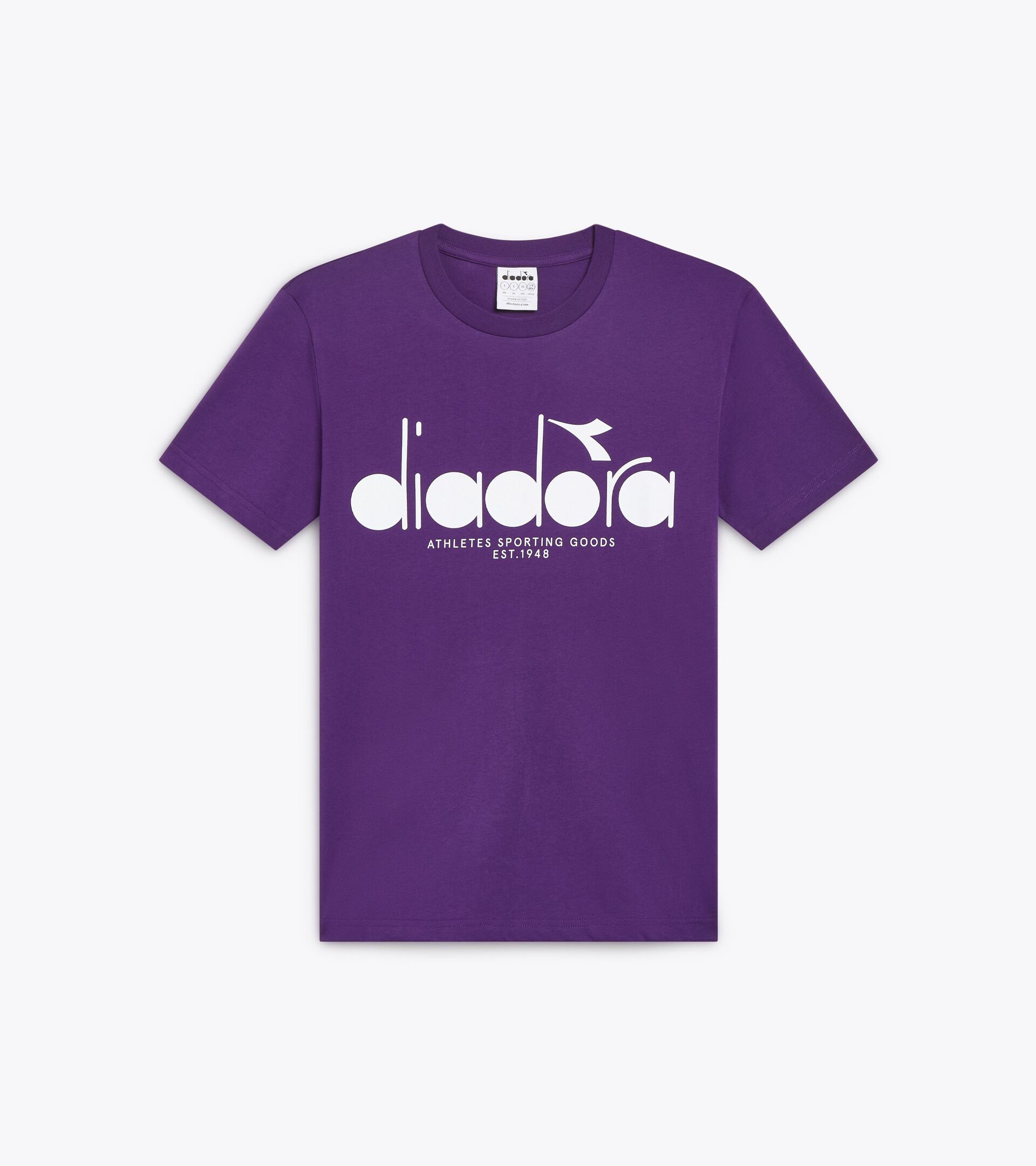 T-shirt - All-Gender T-SHIRT SS LOGO VIOLET JEWEL - Diadora