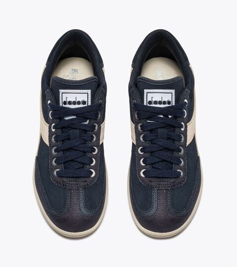 Zapatilla retro-running de ante - Para todos los g&eacute;neros
 TRAINER SUEDE TORMENTA MARINA - Diadora