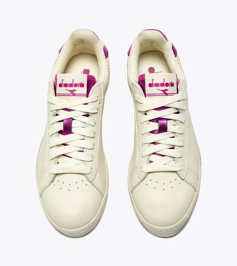 Leather sports sneakers - Women’s GAME L LOW PUNCHED WN WHITE - Diadora