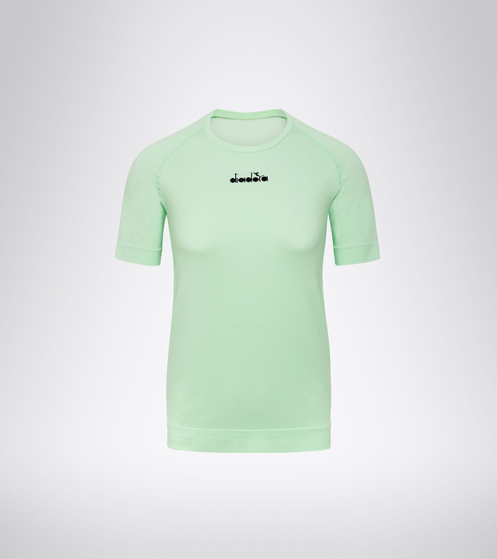 Made in Italy running T-shirt - Women L. SS SKIN FRIENDLY T-SHIRT GREEN ASH - Diadora