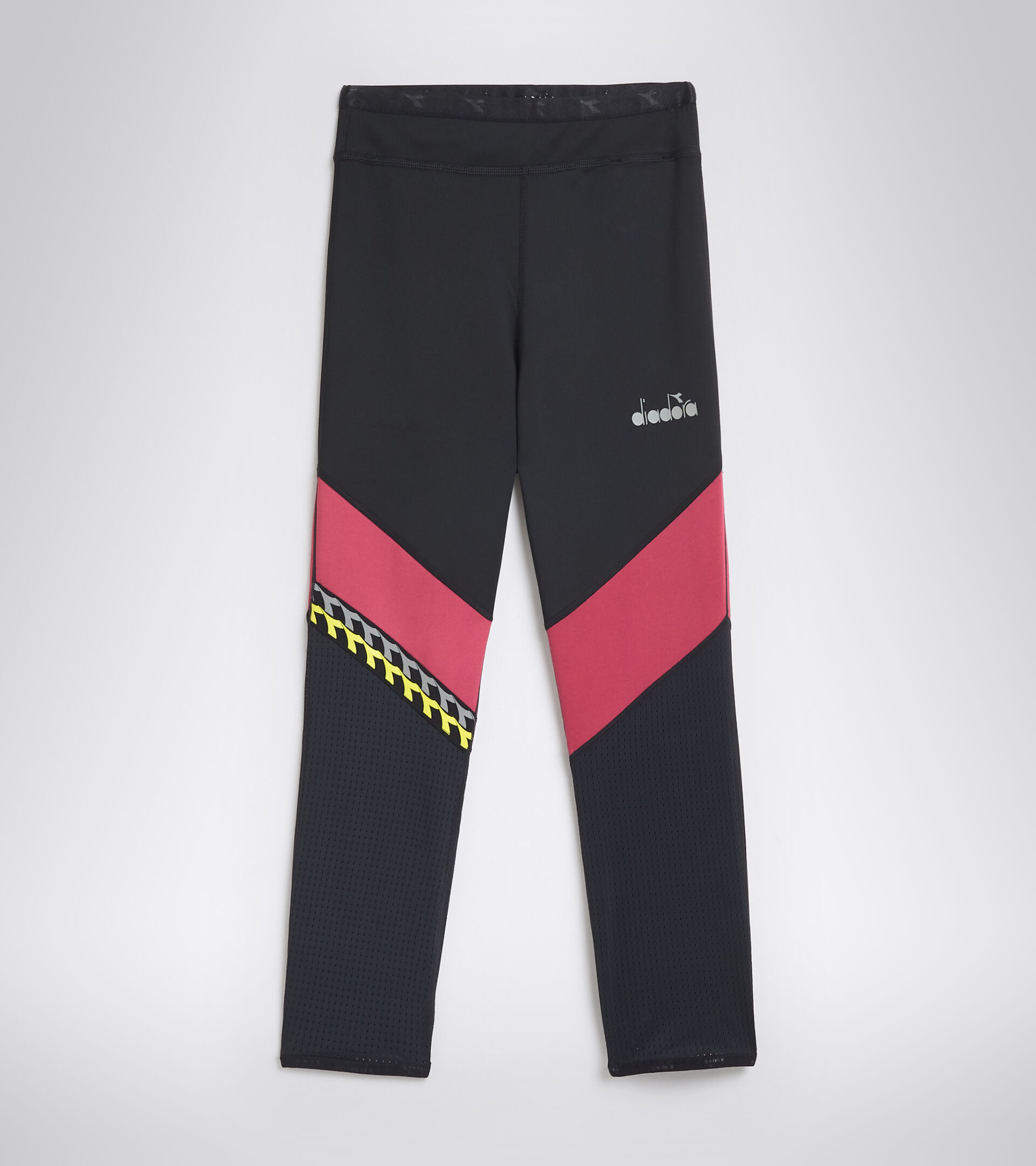 Leggings de running - Femme L. 6/8 REVERSIBLE TIGHTS BE ONE NOIR - Diadora
