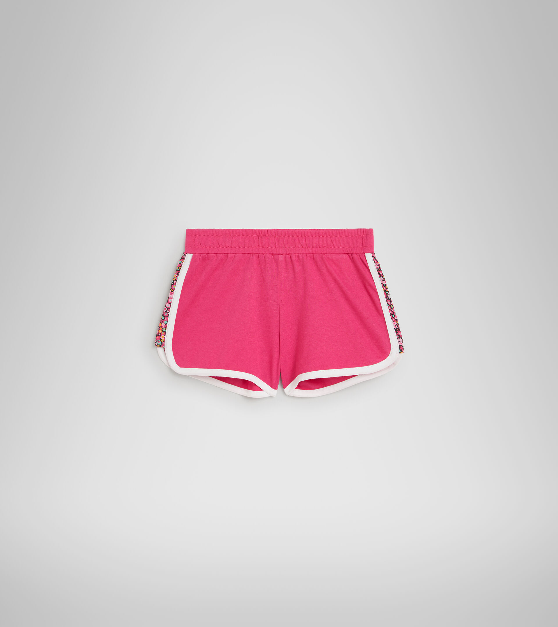 Cotton sports shorts - Girls JG.SHORT BLOSSOM SHOCKING PINK - Diadora