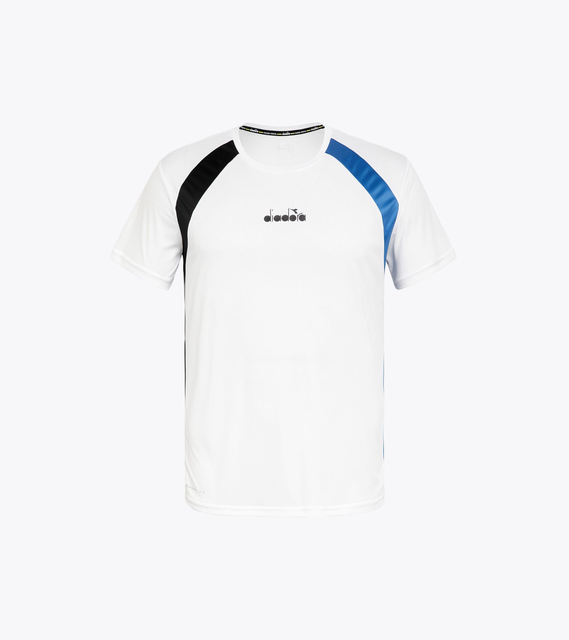 T-shirt da tennis - Uomo SS T-SHIRT BIANCO OTTICO/AZZURRO DEJA VU - Diadora
