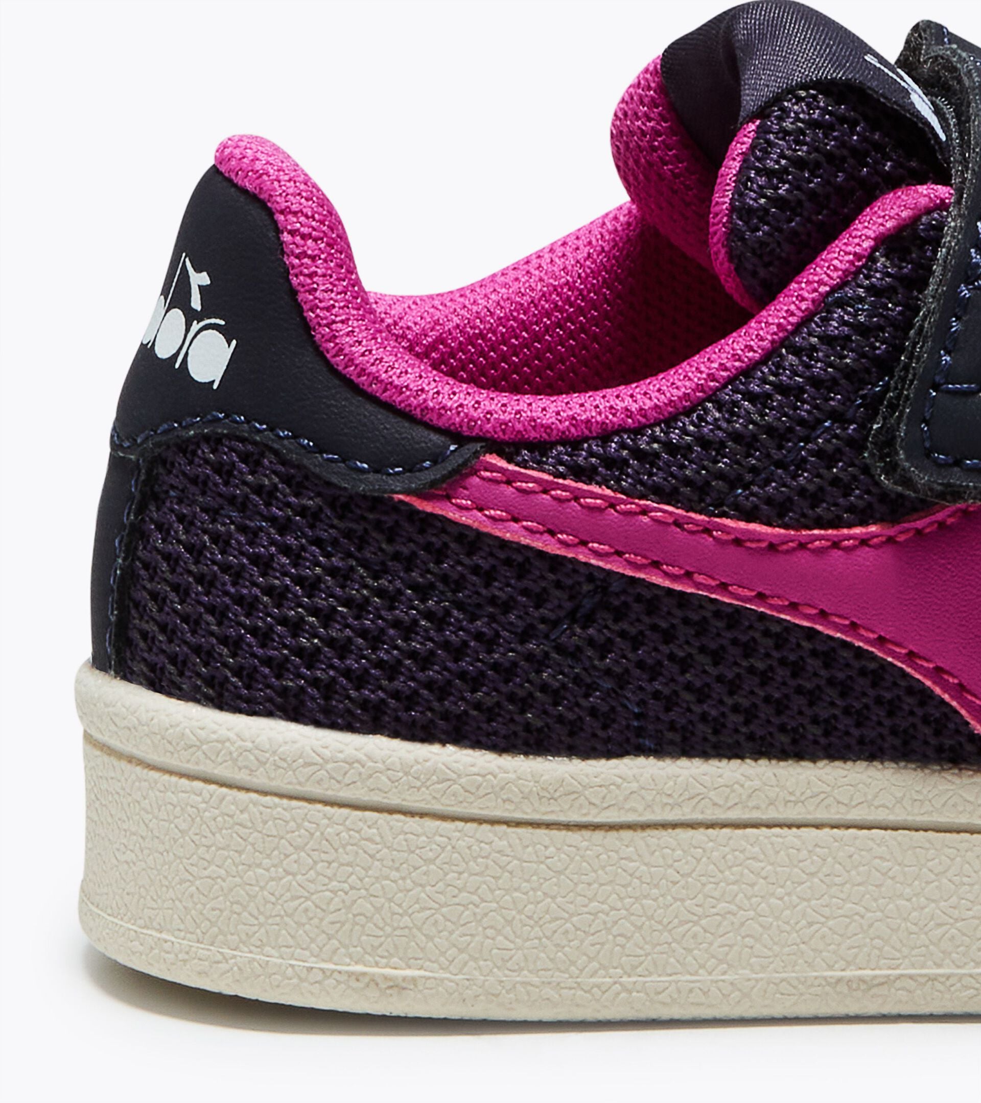 Zapatilla - Ni&ntilde;os y ni&ntilde;as - 1-4&nbsp;a&ntilde;os BONNY MESH TD HIERRO NUEVE/ROJO FRAMBUESA - Diadora