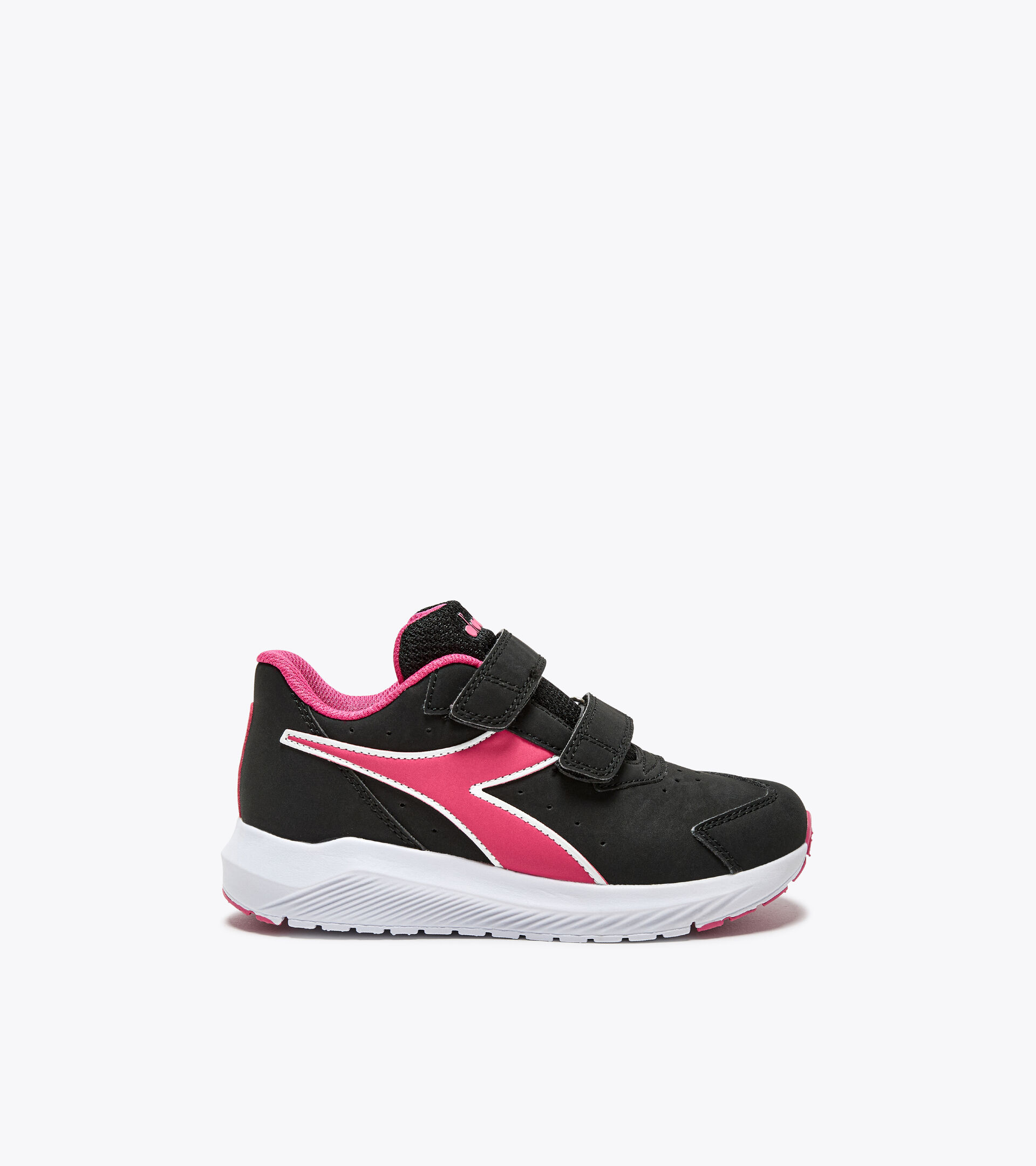 Zapatilla de running juvenil - Gender neutral FALCON 4 SL JR V BLACK/RASPBERRY SORBET - Diadora