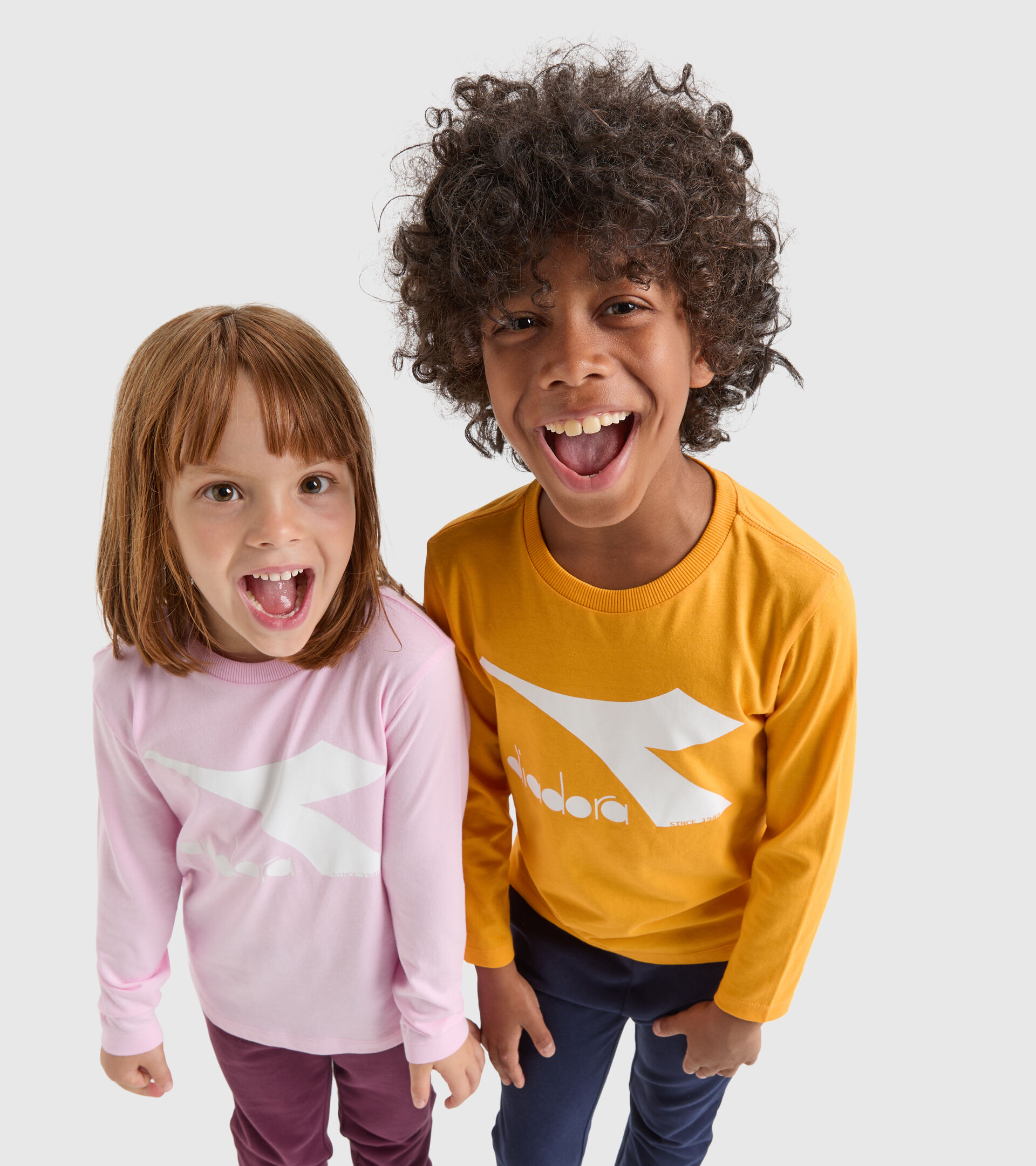 Sports T-shirt - Kids JU.T-SHIRT LS CHROMIA PINK LADY - Diadora