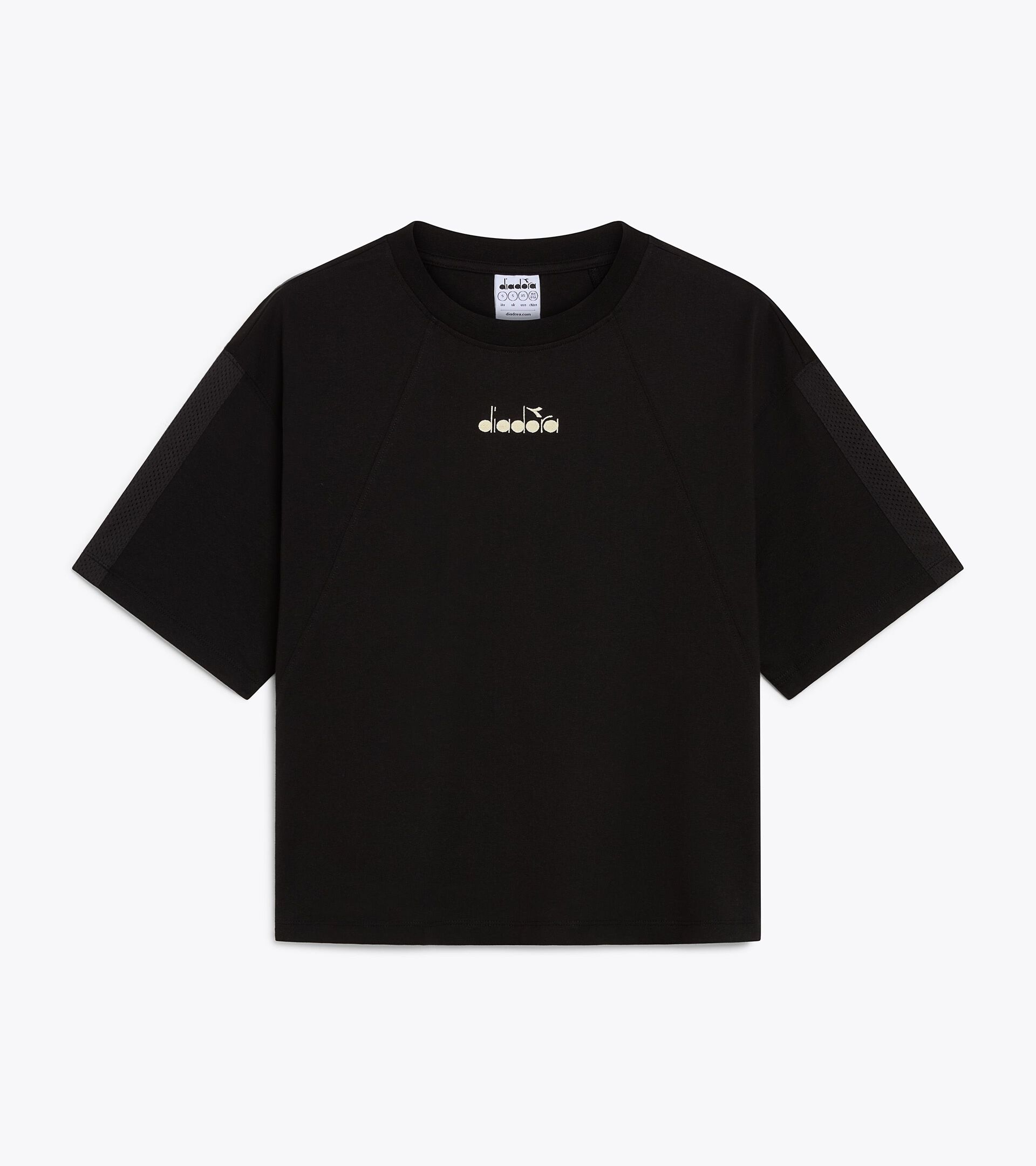 Short-sleeved T-shirt - Regular fit - Women's L. T-SHIRT SS LOGO BLACK - Diadora