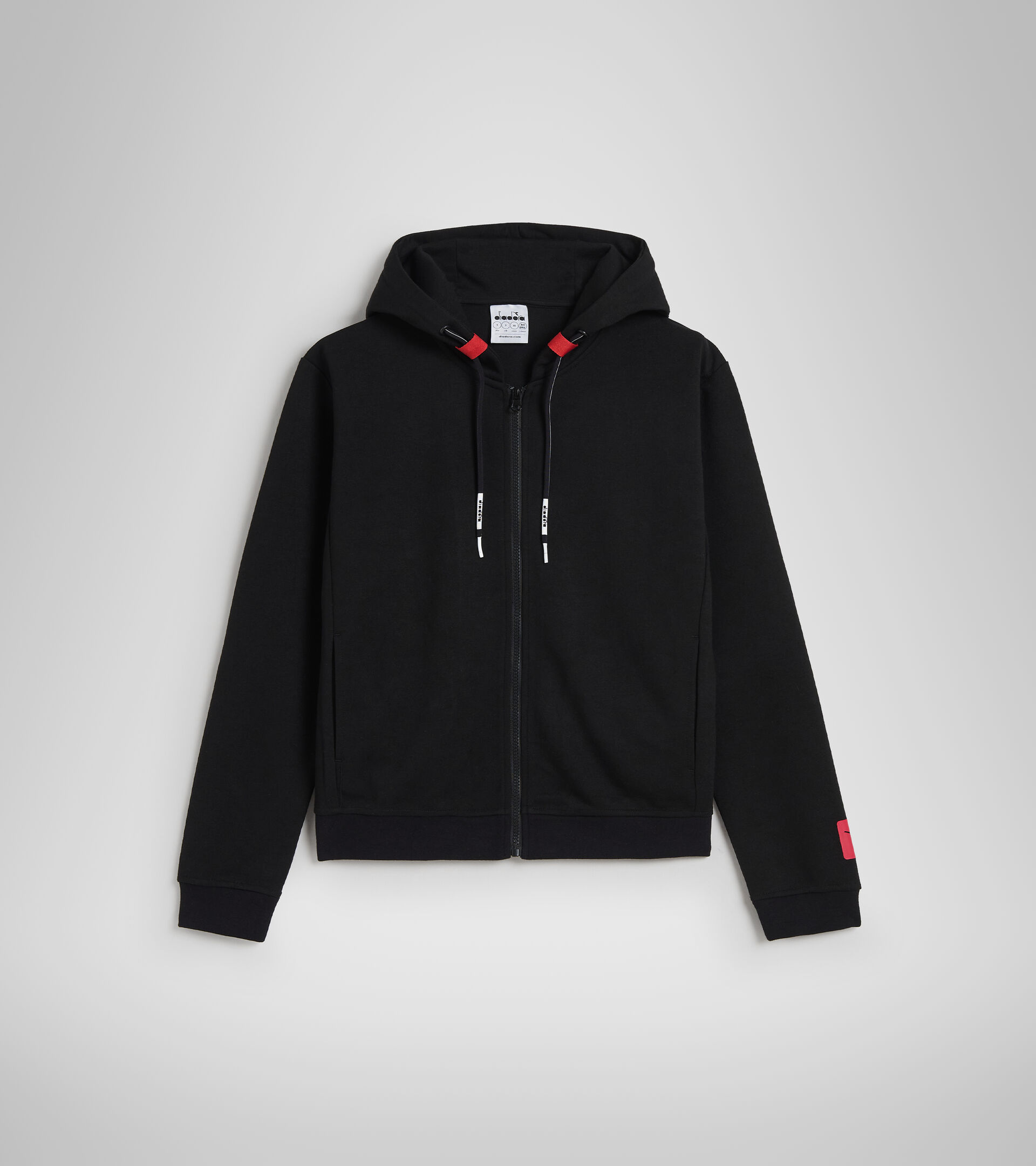 Sports sweatshirt - Women L. FZ HOODIE URBANITY BLACK - Diadora