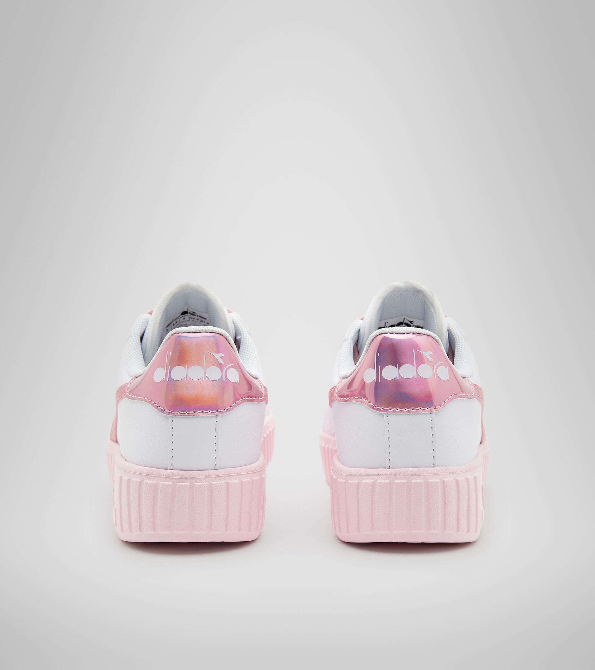 Sports shoes - Youth 8-16 years GAME STEP GS WHITE/SWEET PINK - Diadora
