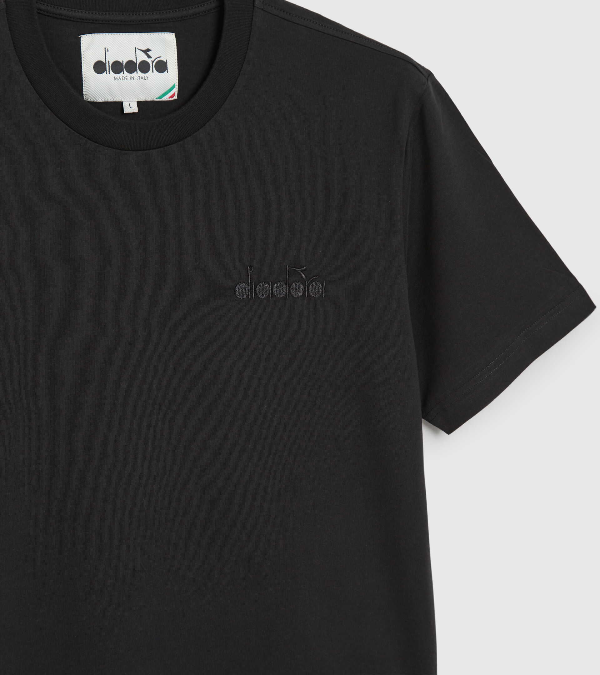 Cotton T-shirt - Made in Italy - Men T-SHIRT SS MII BLACK - Diadora