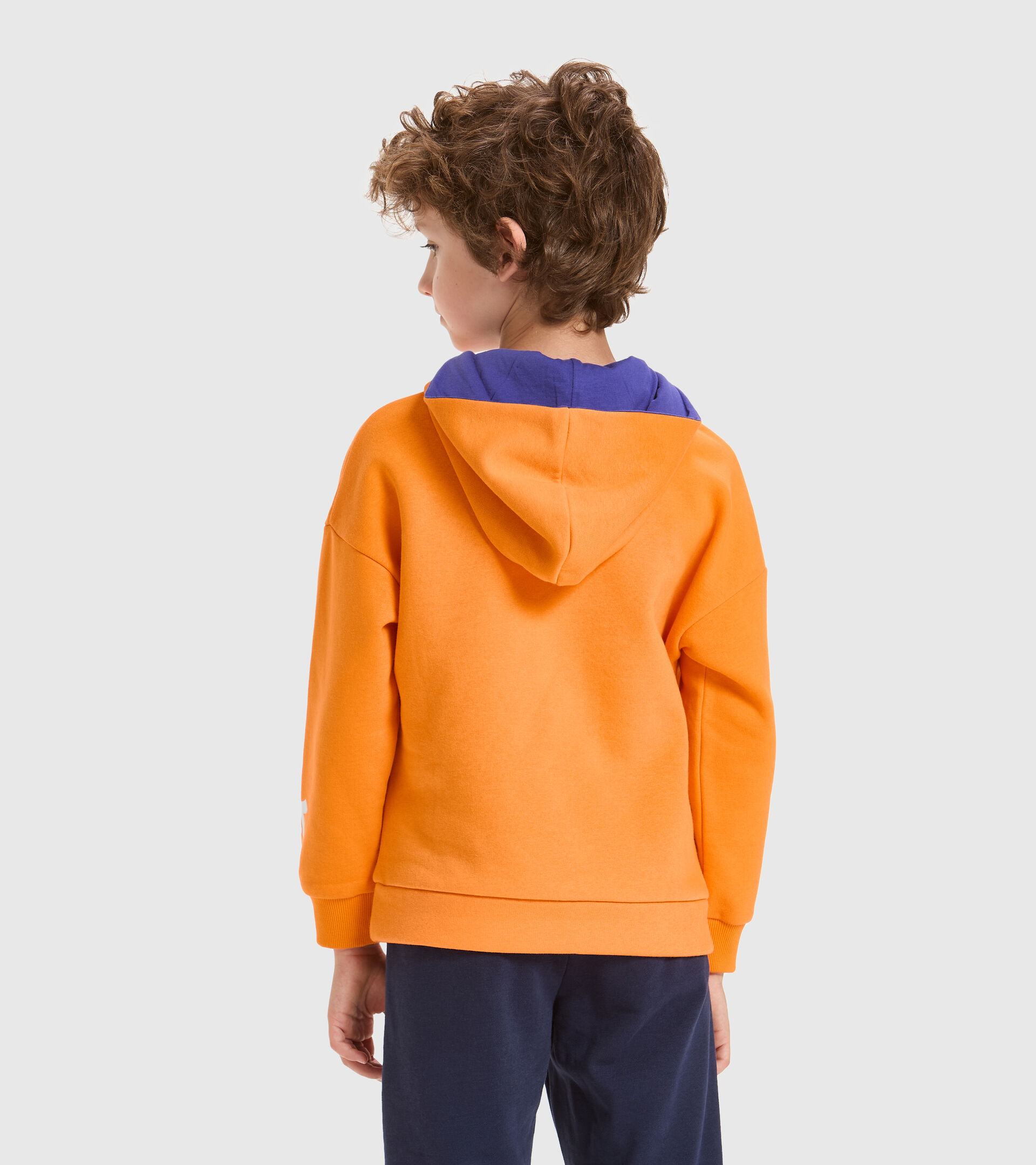 Hooded sweatshirt - Kids JB.HOODIE HOOPLA PERSIMMON ORANGE - Diadora