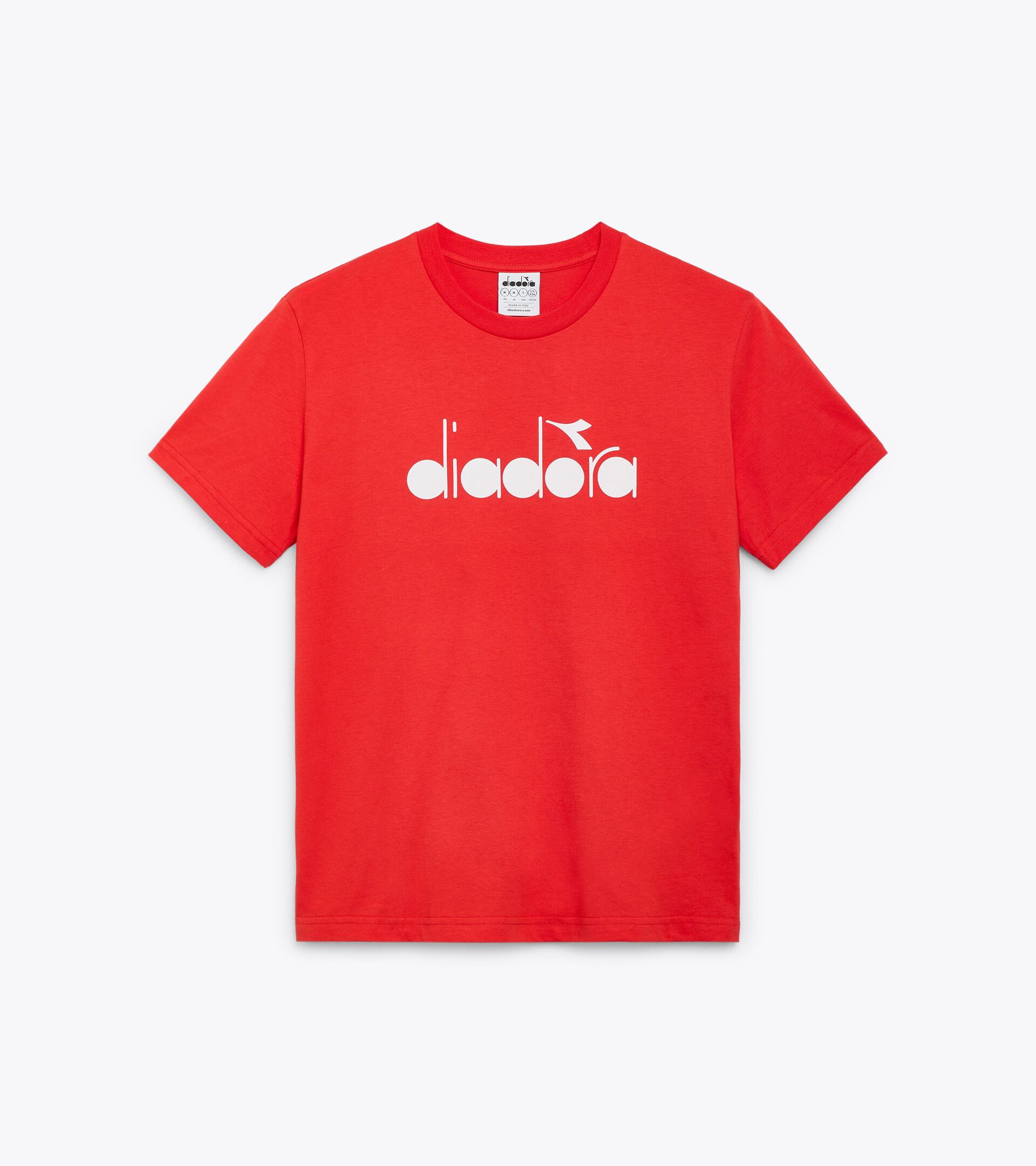 T-Shirt – Made in Italy - Gender Neutral  T-SHIRT SS LOGO BITTERSUESS ROT - Diadora