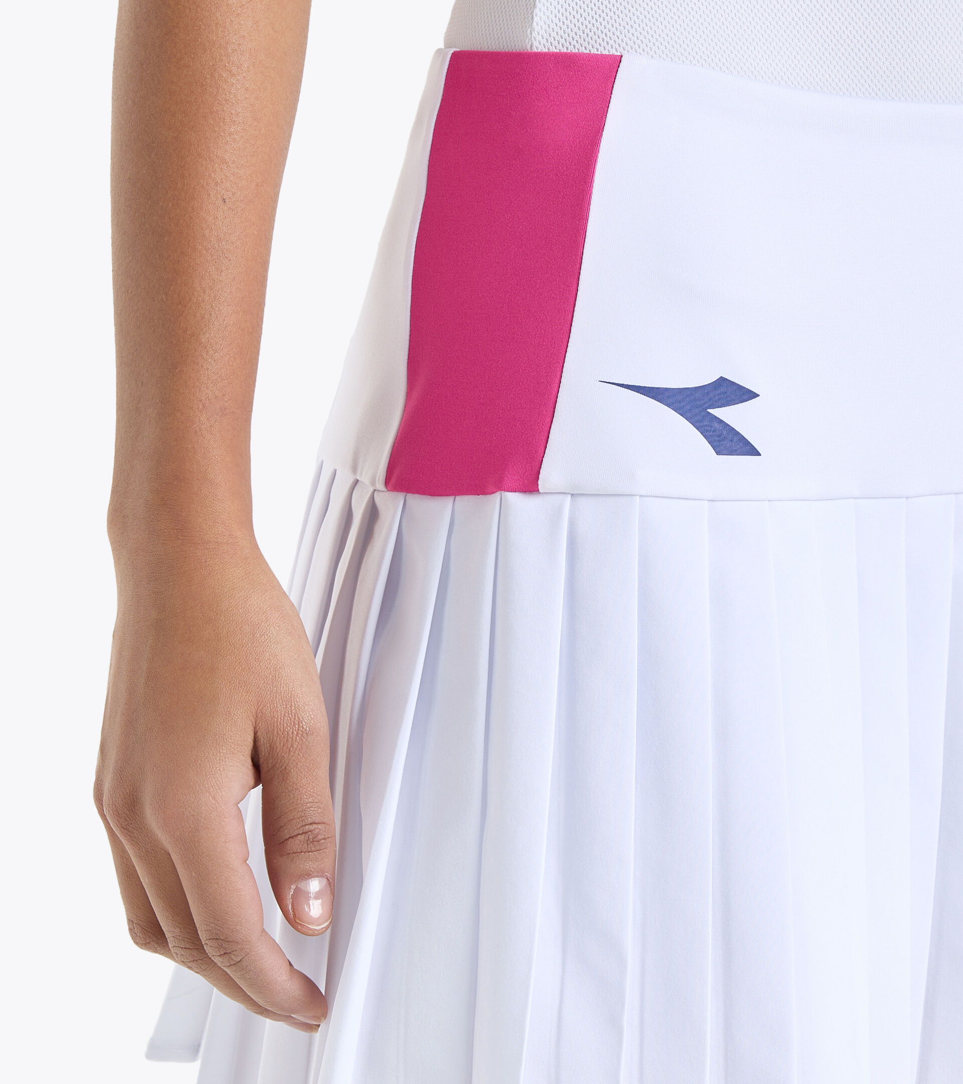 Tennis skirt - Women  L. SKIRT ICON OPTICAL WHITE - Diadora