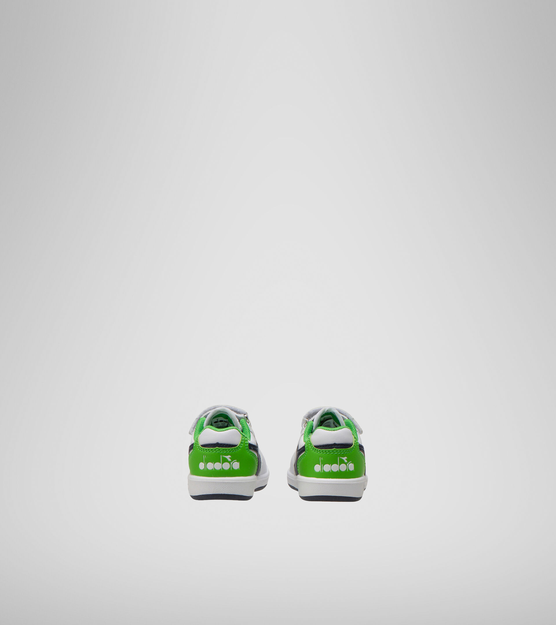 Sports shoes - Toddlers 1-4 years PLAYGROUND TD WHITE/BLACK IRIS/CLASSIC GREEN - Diadora