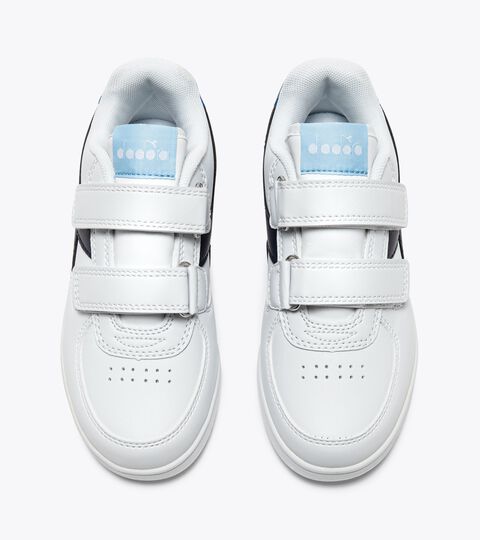 RAPTOR LOW PS, WHITE/NAVAL ACADEMY Sports shoes - Kids 4-8 years RAPTOR LOW PS WHITE/NAVAL ACADEMY - Diadora