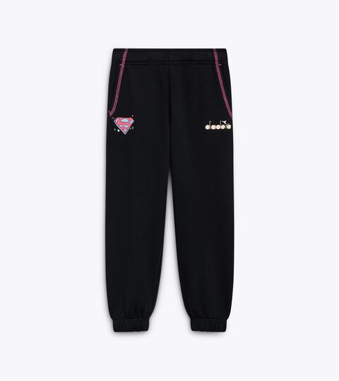 Superheroes jogger - Kids JU.JOGGER PANT SUPERHEROES NERO/ROSA DI BOSCO - Diadora