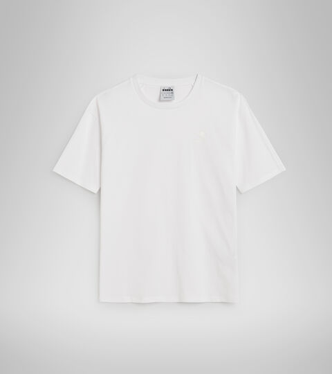 L.T-SHIRT SS CHROMIA, STRAHLEND WEISSE Sportliches Baumwoll-T-Shirt - Damen L.T-SHIRT SS CHROMIA STRAHLEND WEISSE - Diadora