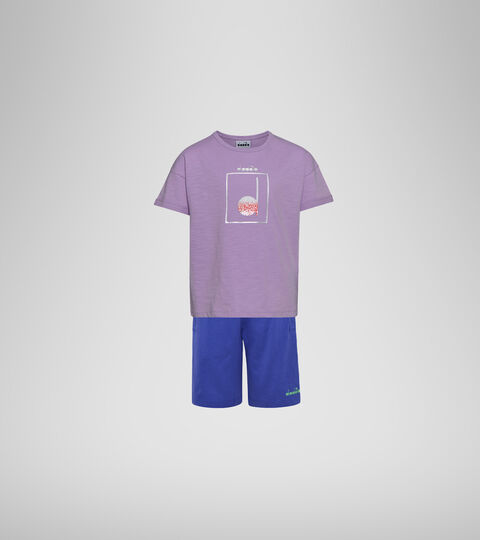 Tracksuit - Girls JG. SET SS LOGO MANIA VIOLET LILAC - Diadora