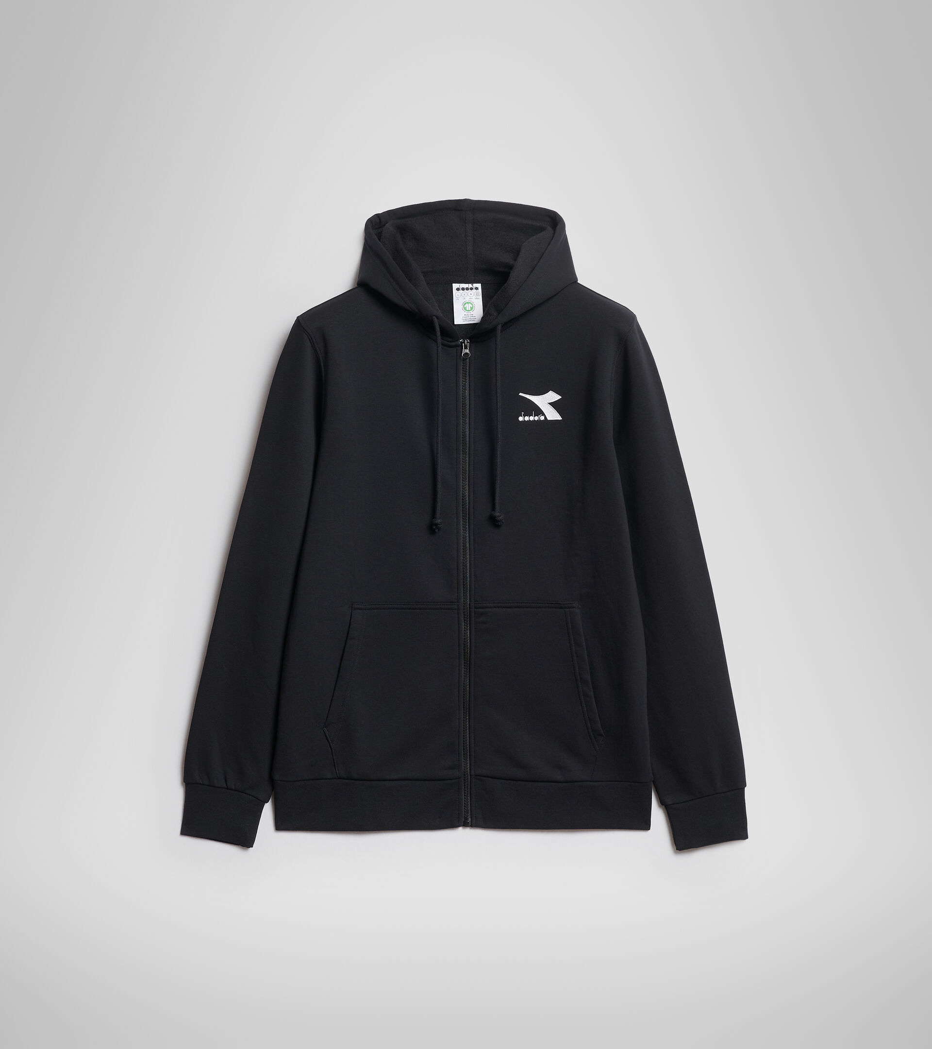 Hoodie - Herren HOODIE FZ CORE SCHWARZ - Diadora