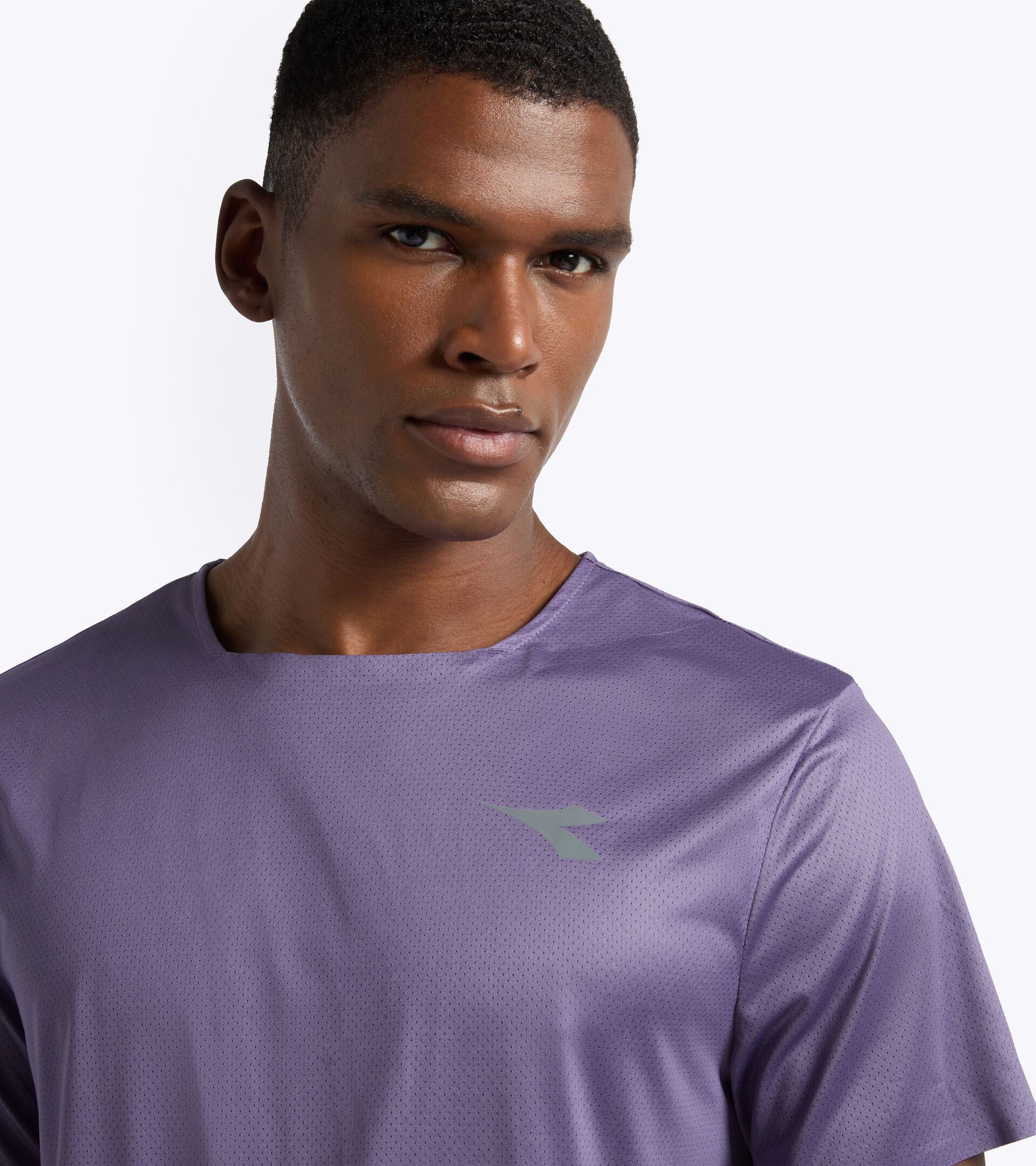 Super Light FIBRAZERO t-shirt  - Running - Men&rsquo;s SS T-SHIRT SUPER LIGHT FIBRAZERO VIOLET GRAPE COMPOTE - Diadora