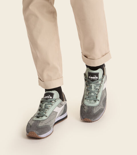 EQUIPE H DIRTY STONE WASH EVO, SILT GREEN Heritage shoe - Unisex EQUIPE H DIRTY STONE WASH EVO SILT GREEN - Diadora