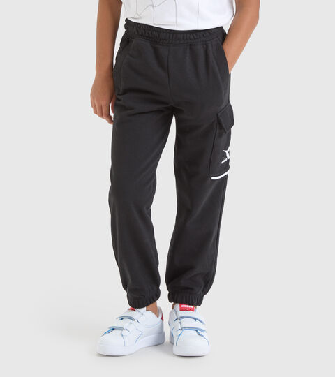 Pantalones deportivos - Niños y adolescentes JB.CUFF PANTS DIADORA FC NEGRO - Diadora