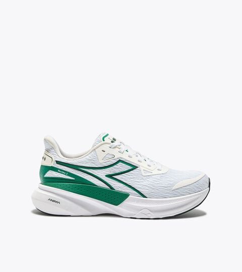 Running shoe - Comfort and stability - Men's NUCLEO 2 WHITE/BOSPHORUS - Diadora