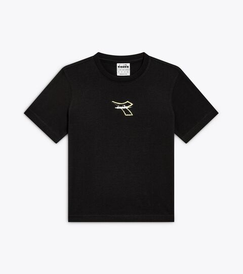 Cotton t-shirt - Boy JB. T-SHIRT SS GRAFFITI SL BLACK - Diadora