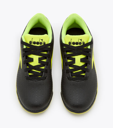 PICHICHI 5 TF JR, NOIR/JAUNE FLUO DIA Chaussures de football junior - Unisexe PICHICHI 5 TF JR NOIR/JAUNE FLUO DIA - Diadora