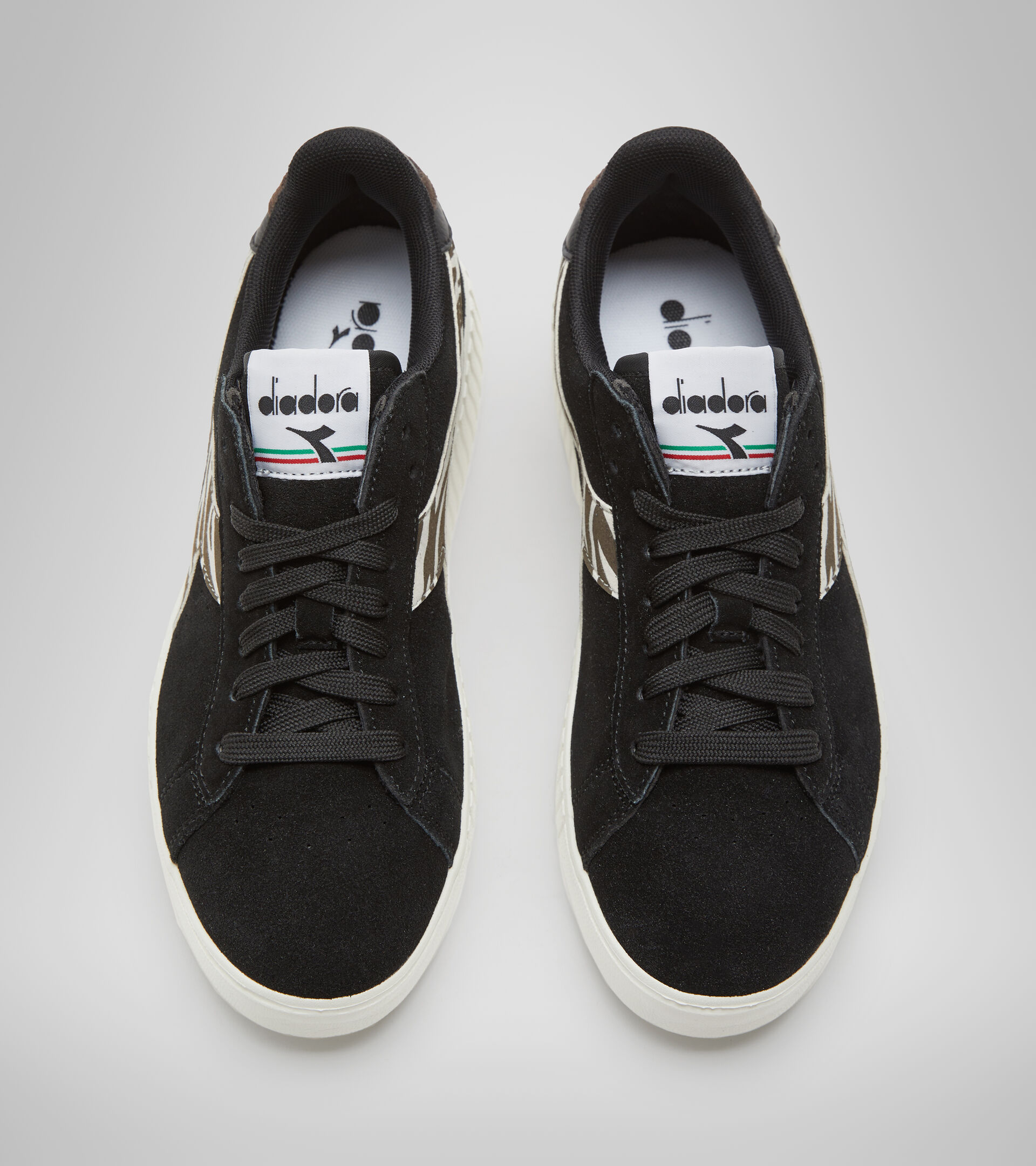 Sports shoes - Women GAME STEP SUEDE ANIMALIER BLACK/BLACK - Diadora
