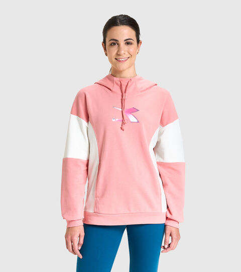 Hooded sweatshirt - Women L.HOODIE LUSH LOBSTER BISQUE - Diadora