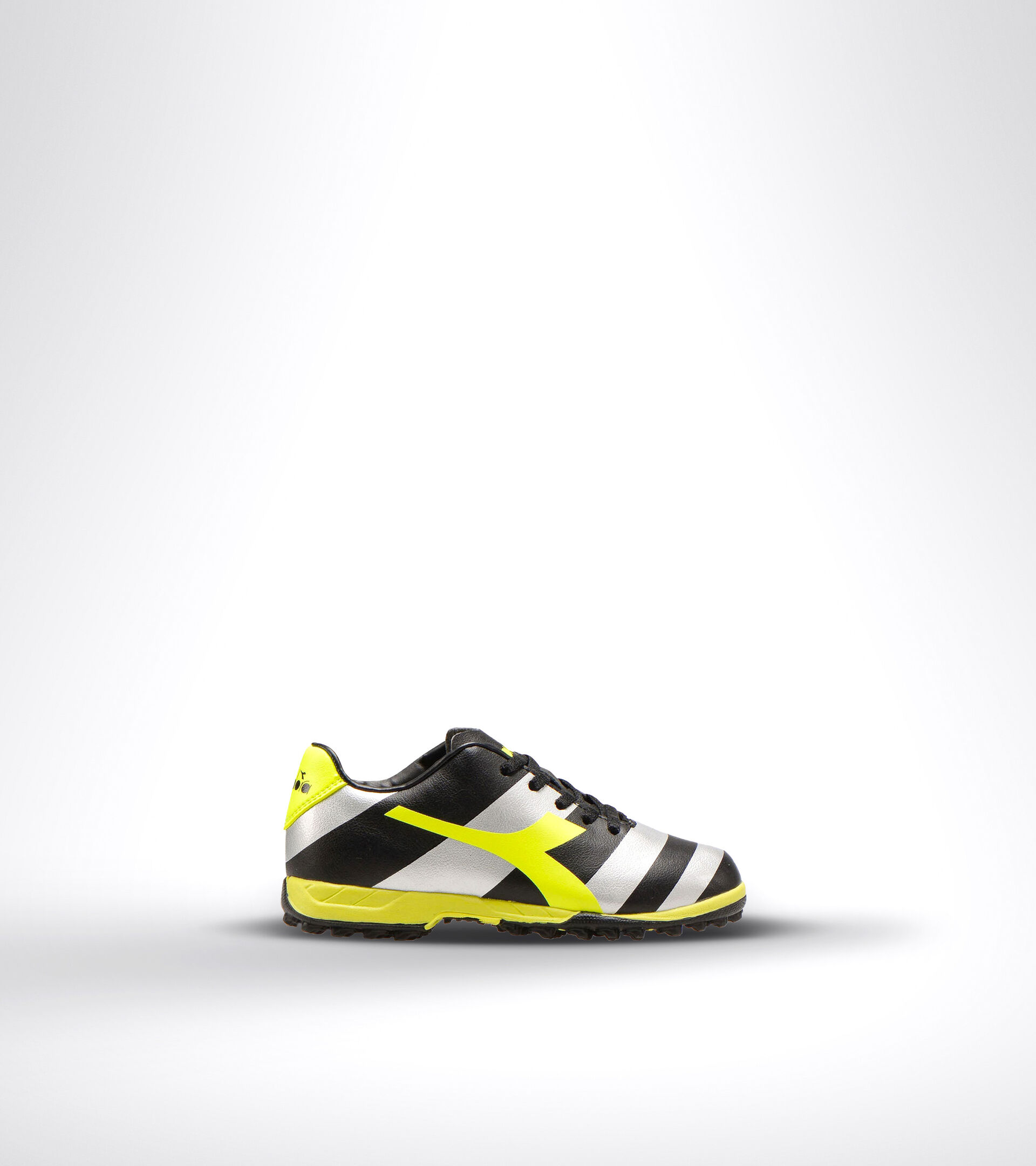 Footwear Sport BAMBINO RAPTOR R TF JR BLACK/SILVER/YELLOW FL DD Diadora