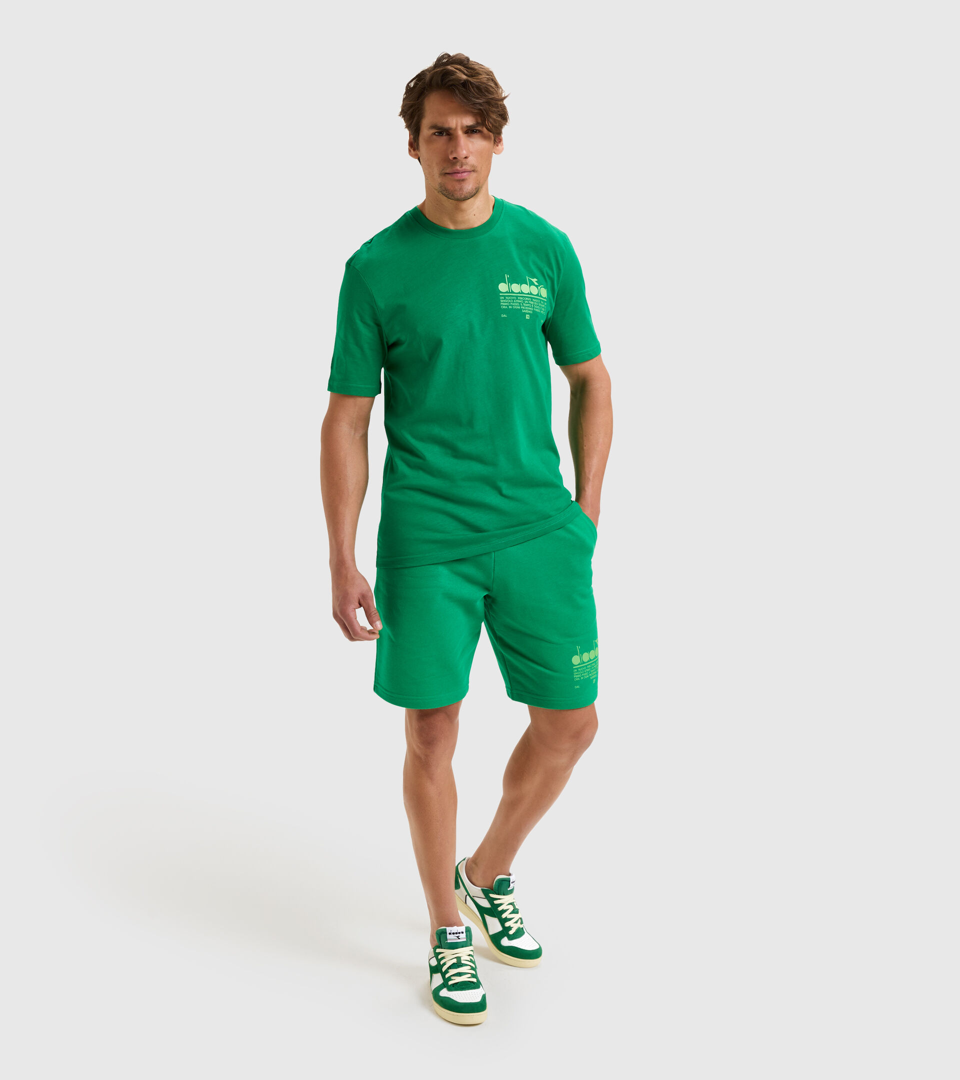 Organic cotton t-shirt - Unisex T-SHIRT SS MANIFESTO JOLLY GREEN - Diadora