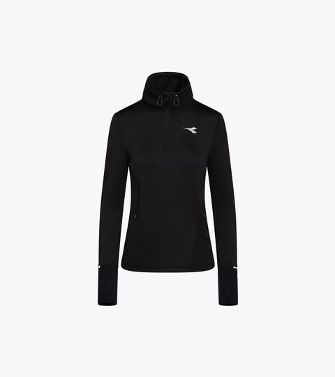 Forro polar termorregulador con tejido FIBRAZERO - Running Winter Protection - Mujer L. WARM UP WINTER FIBRAZERO NEGRO - Diadora