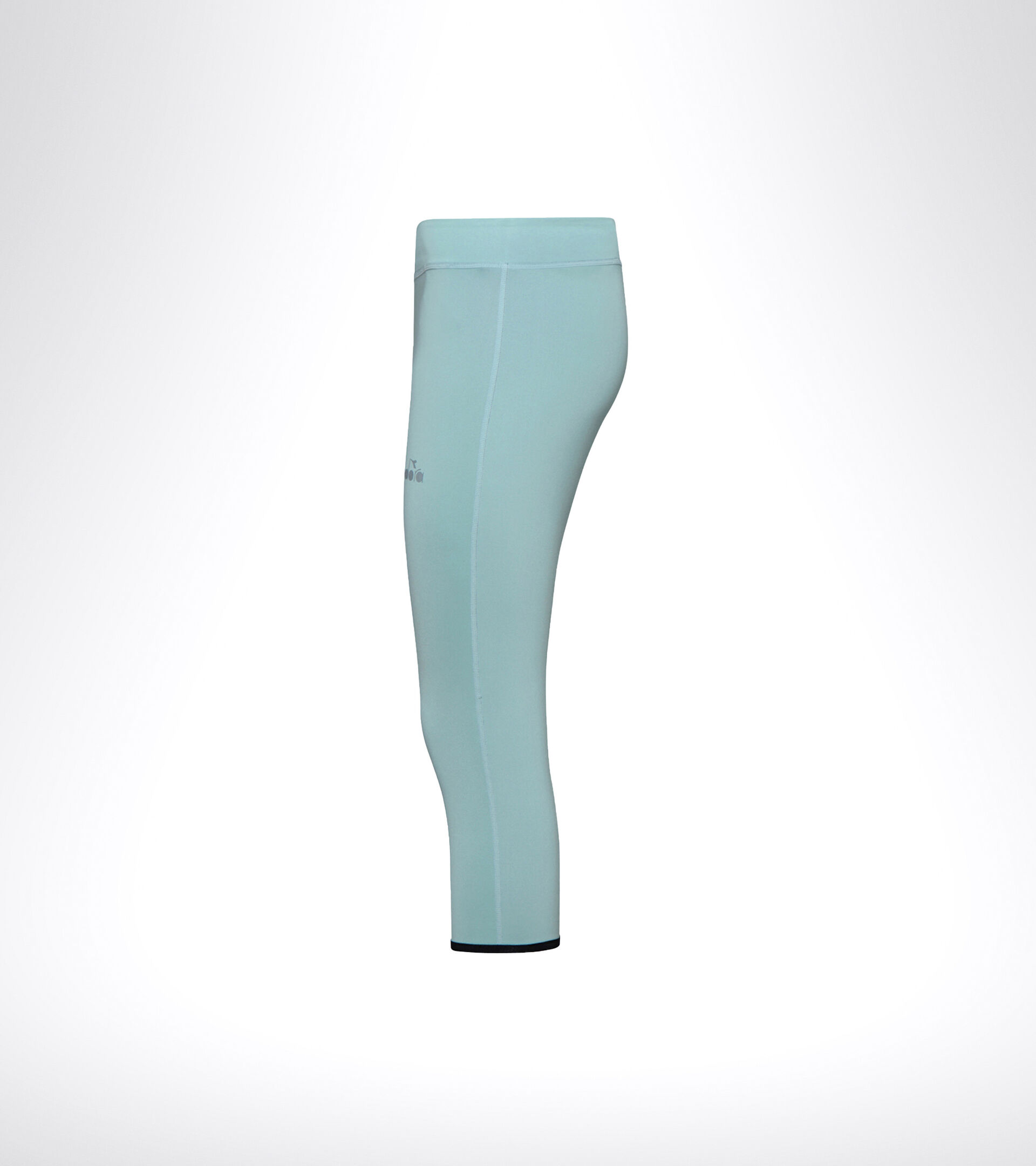 Running leggings - Women L. 3/4 REVERSIBLE TIGHTS BE ONE BLUE TINT/BLACK - Diadora