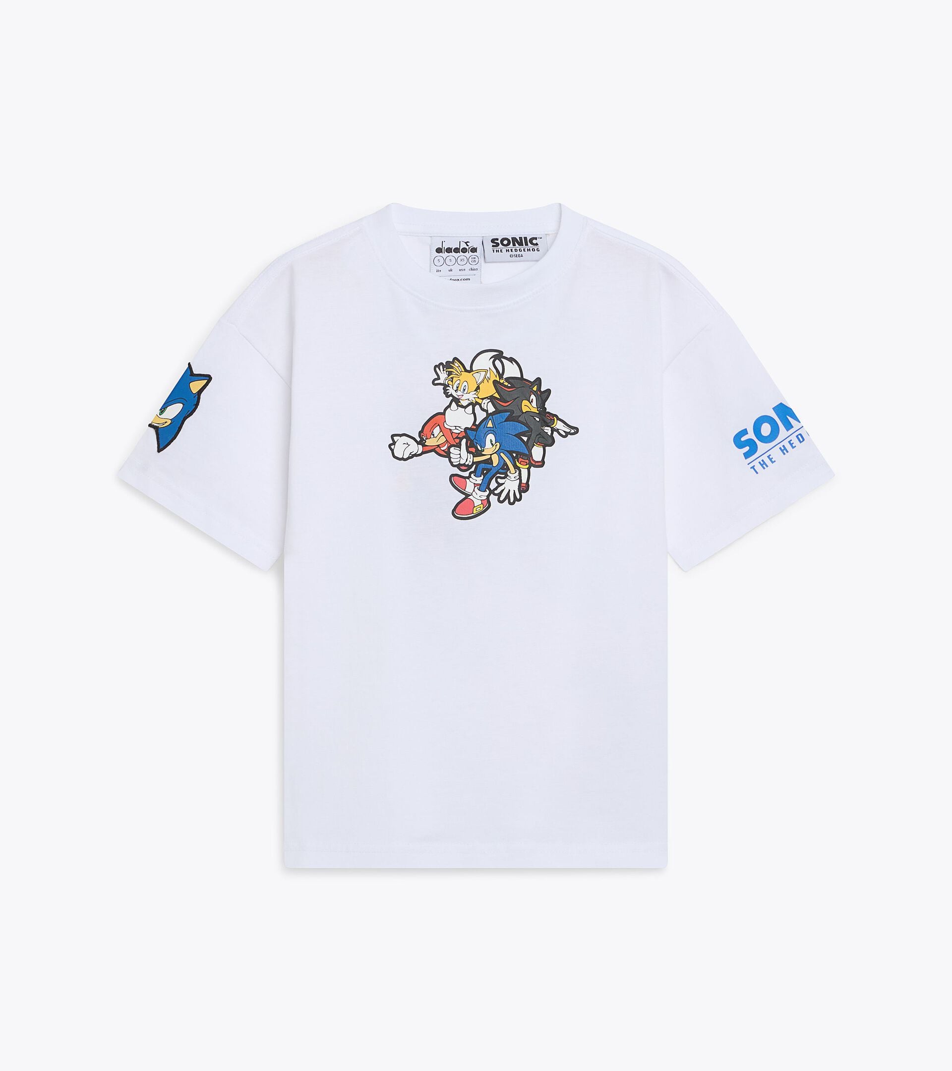 Camiseta de manga corta - Ni&ntilde;os y ni&ntilde;as JU. T-SHIRT SS SONIC AZUL PALACIO - Diadora