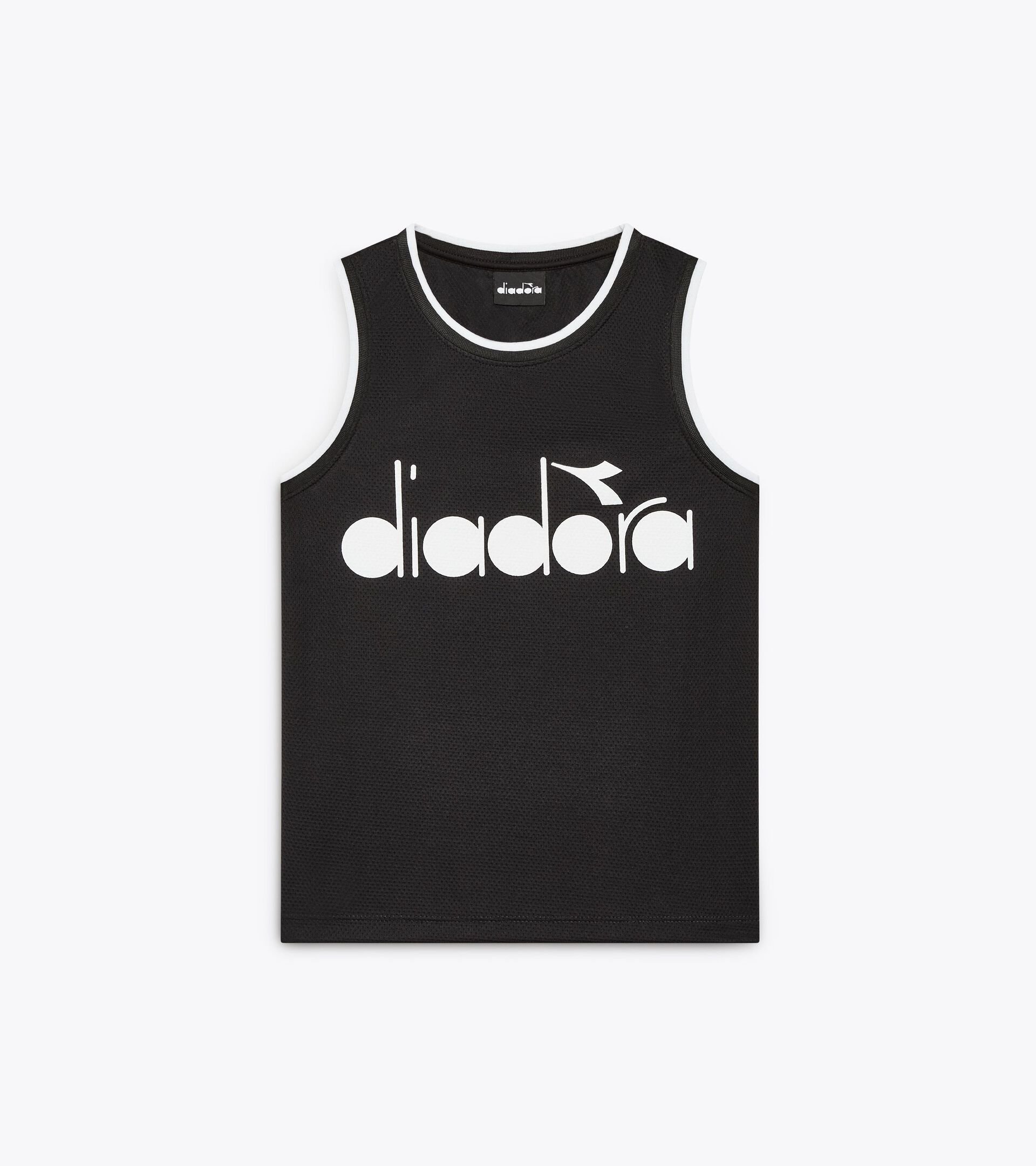 Sport tank - Fit comfort - Boy JB. TANK BSKT BALL BLACK - Diadora