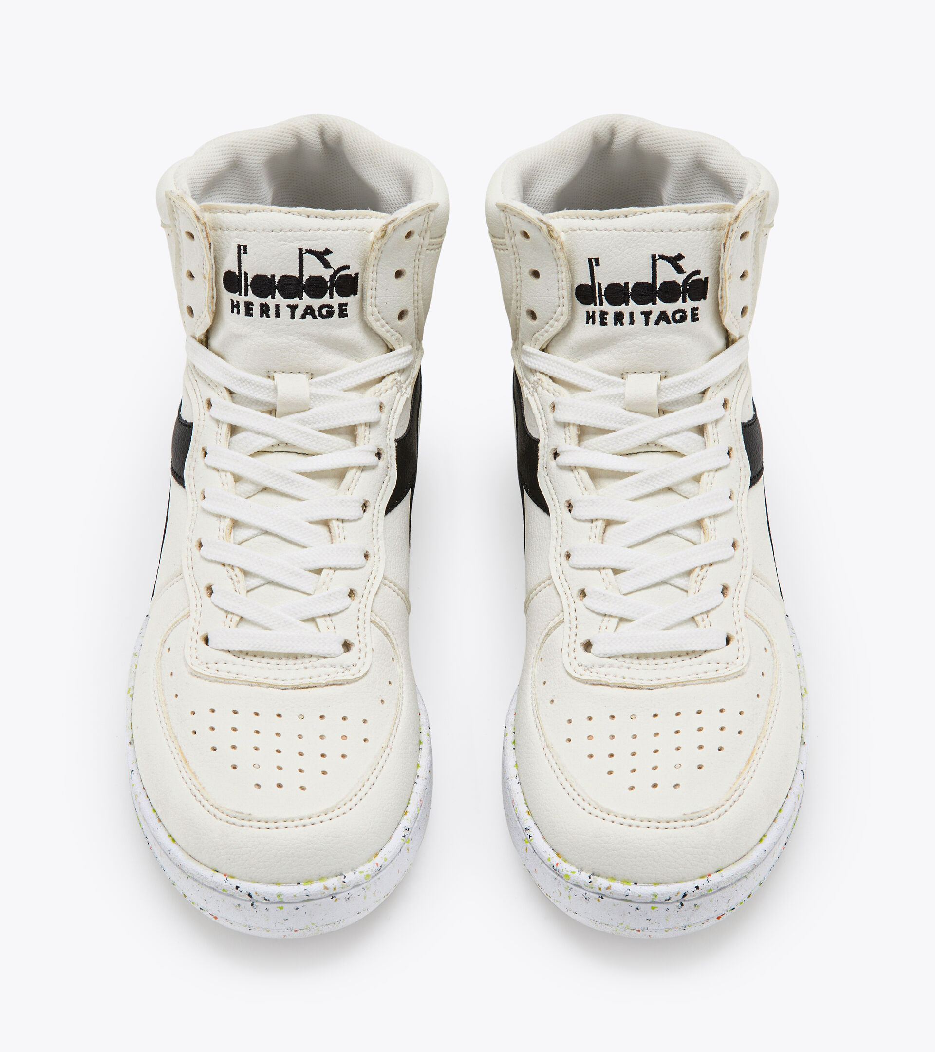 Heritage 2030 shoes - Unisex MI BASKET 2030 WHITE/BLACK - Diadora