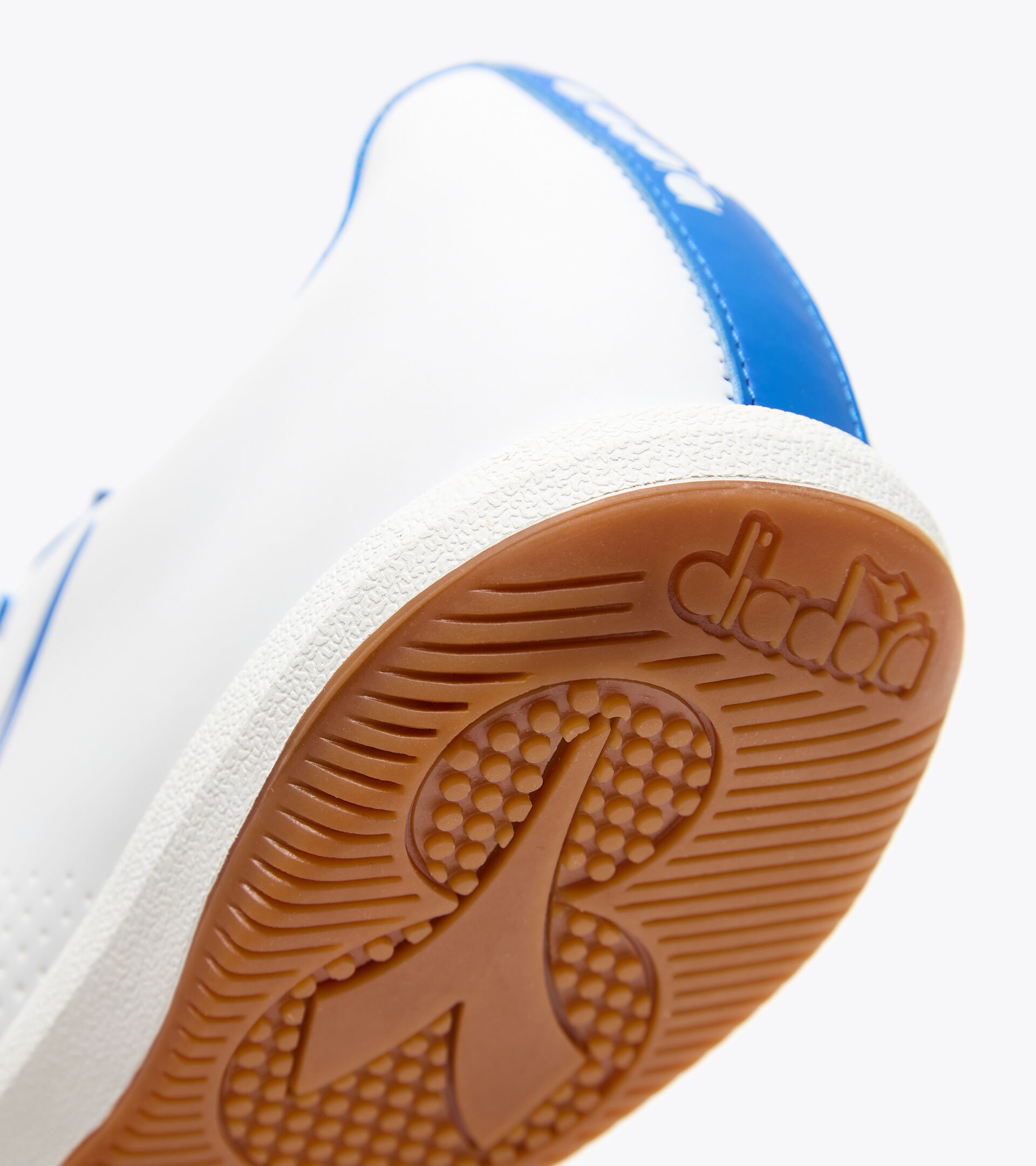 Indoor and parquet court futsal boots PICHICHI 4 IDR WHITE/ROYAL BLUE - Diadora