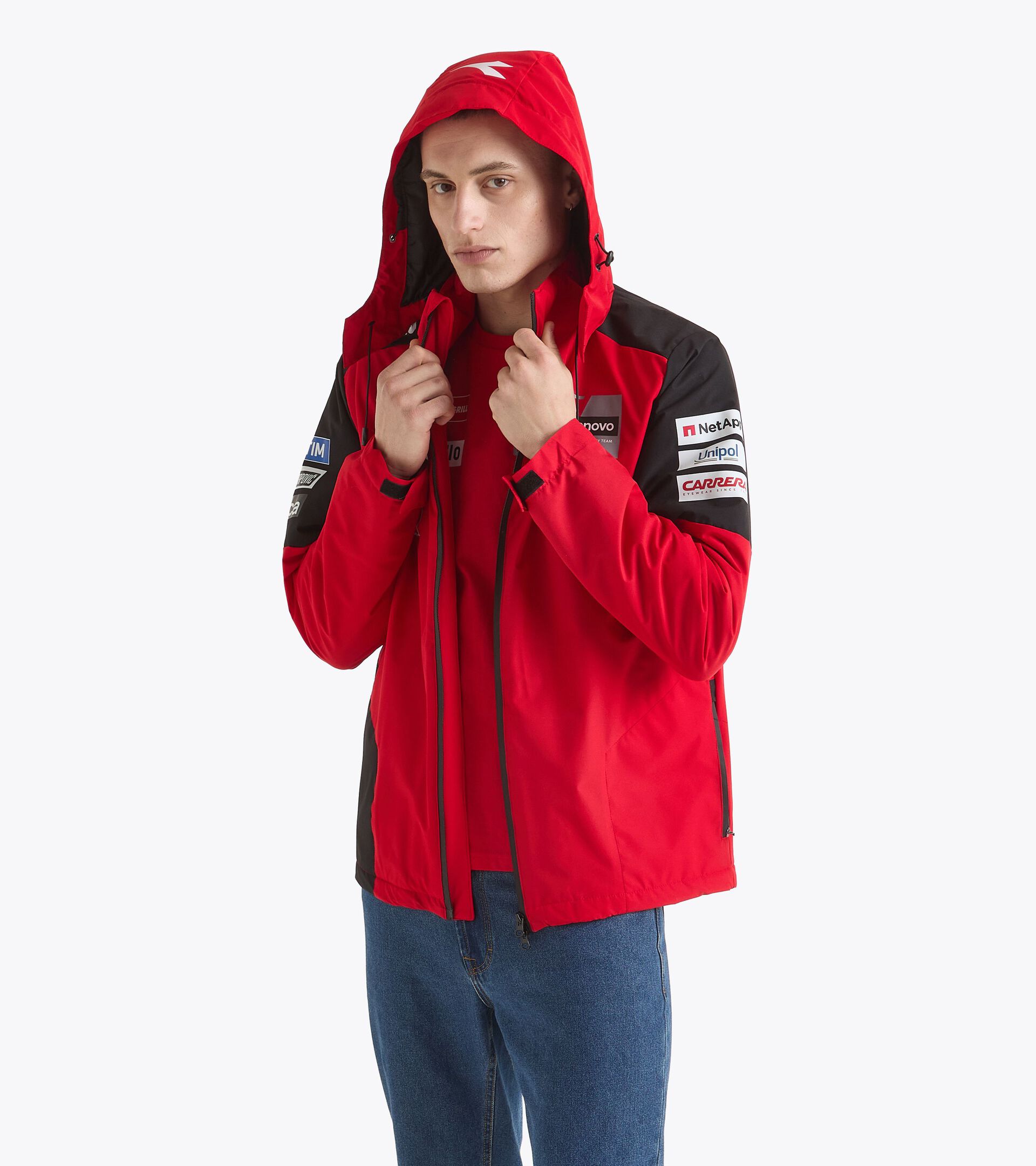 Chaqueta deportiva réplica Ducati MotoGP 2025 - Hombre JACKET DUCATI REPLICA MGP25 DUCATI MGP ROJO/NEGRO - Diadora