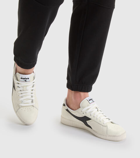 GAME L LOW WAXED, BLANCO/NEGRO Zapatillas deportivas - Unisex GAME L LOW WAXED BLANCO/NEGRO - Diadora
