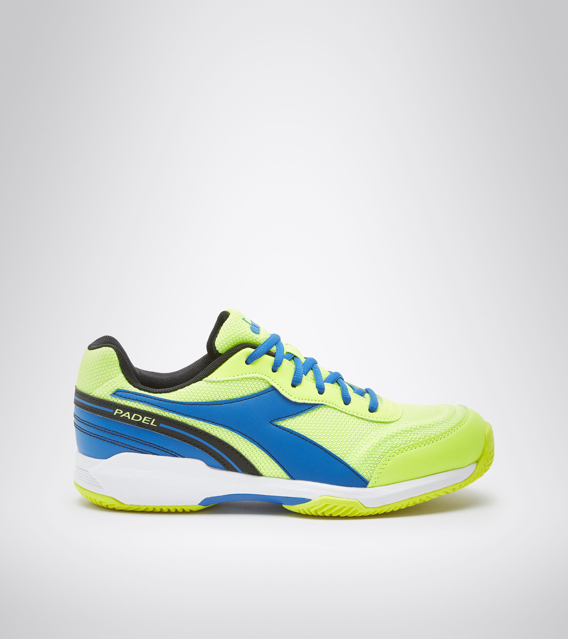 Padel shoe - Unisex S.CHALLENGE 4 PADEL YELLOW FLUO DD/TURKISH SEA - Diadora