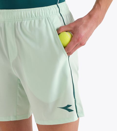 "7&rsquo;&rsquo; Tennis Shorts - Men&rsquo;s
" SHORTS COURT BAY GREEN - Diadora