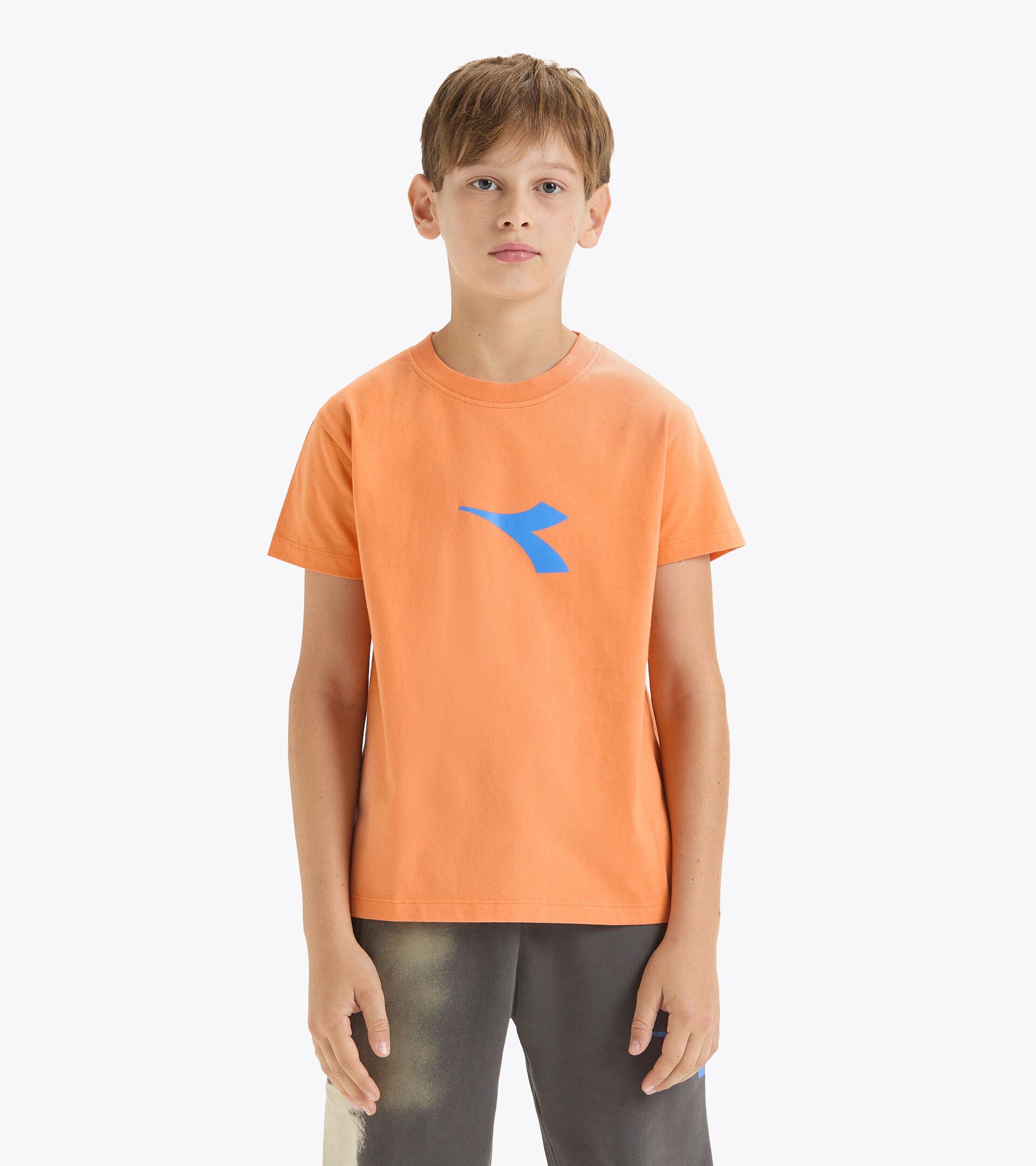 Camiseta - Niño JB.T-SHIRT SS LOGO FADED ALBARICOQUE - Diadora