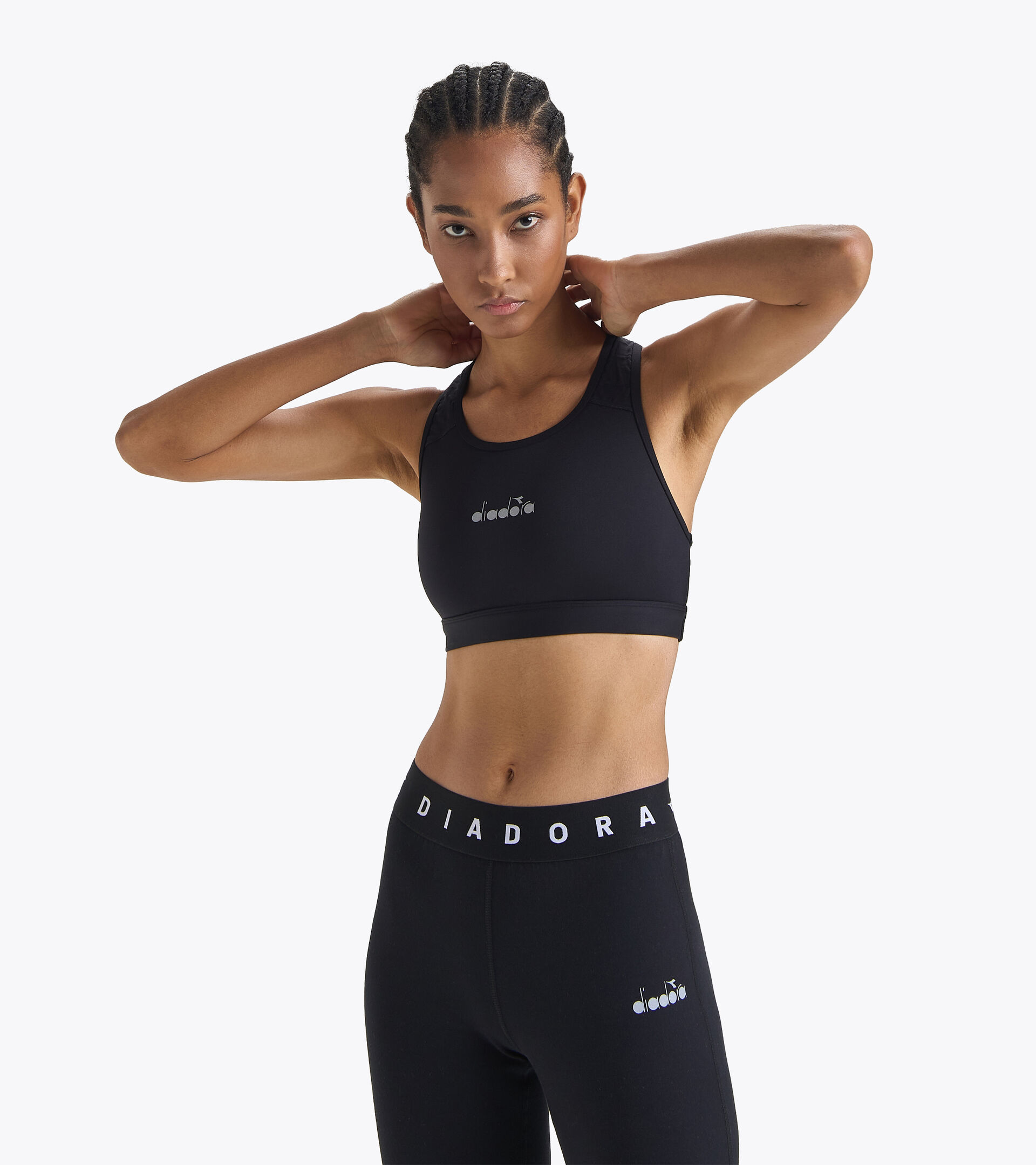 Soutien-gorge à maintien moyen - Femme L. MEDIUM BRA NOIR - Diadora