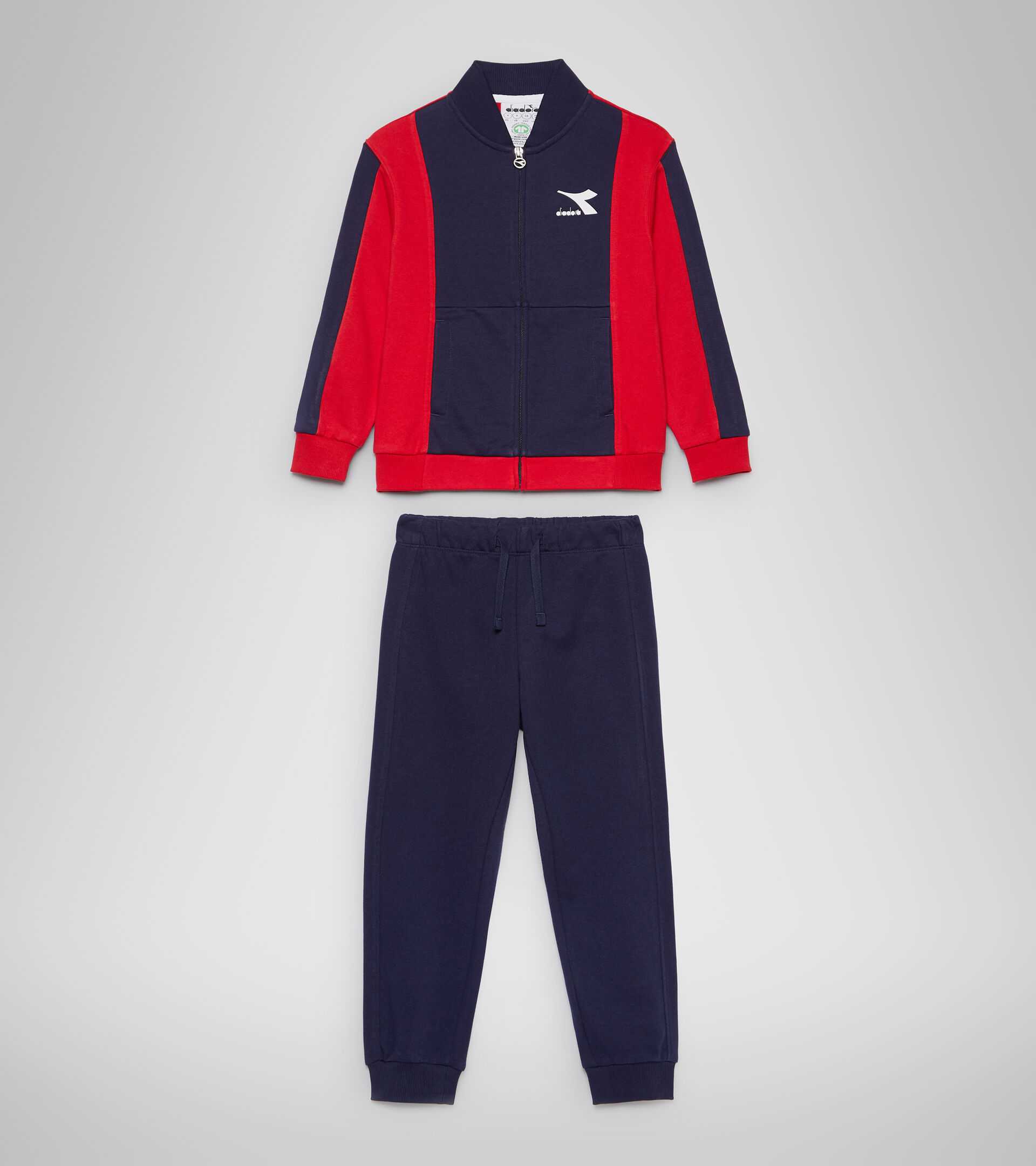 Tracksuit - Kids JB.TRACKSUIT FZ HOOPLA TANGO RED - Diadora