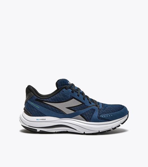 Zapatillas de running - Hombre MYTHOS BLUSHIELD 8 VORTICE AZUL OPALO/PLATA DD/BLANCO - Diadora