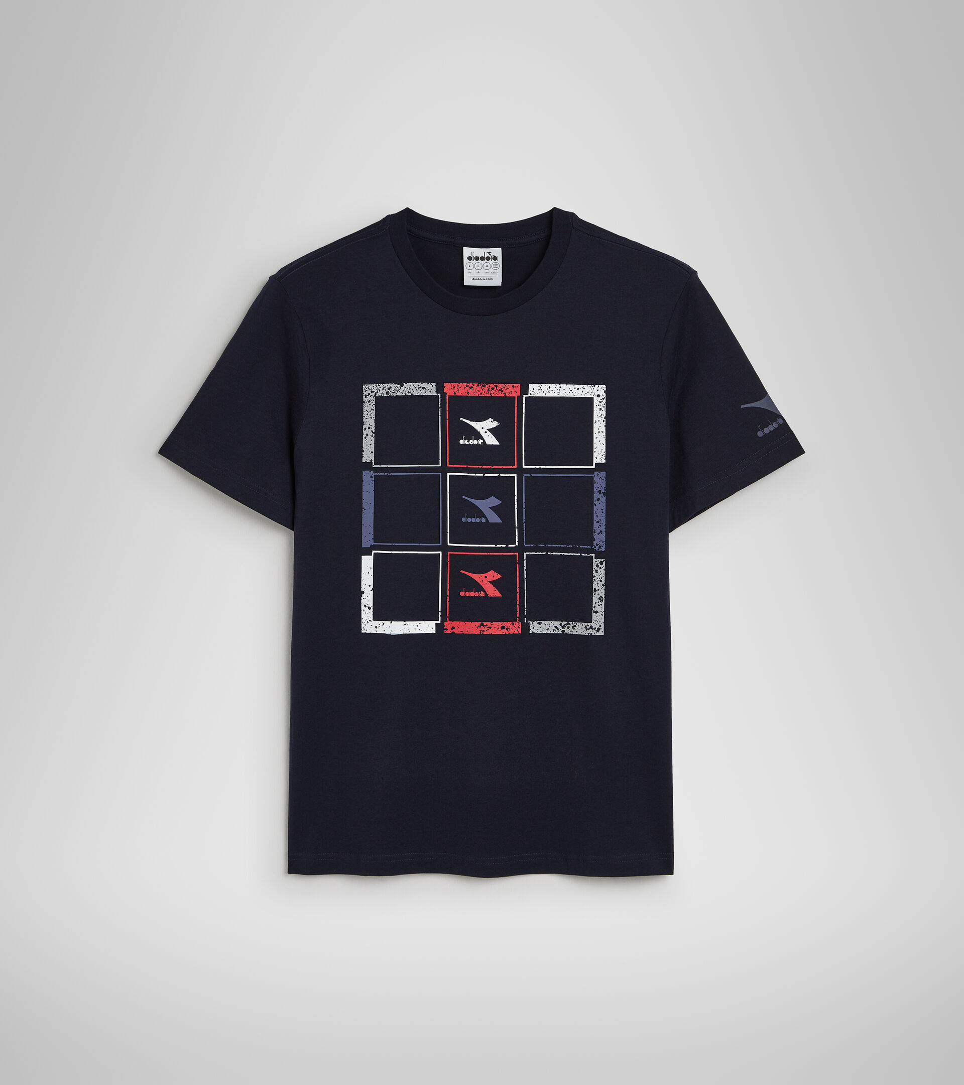 Cotton T-shirt - Men T-SHIRT SS TWIST CLASSIC NAVY - Diadora