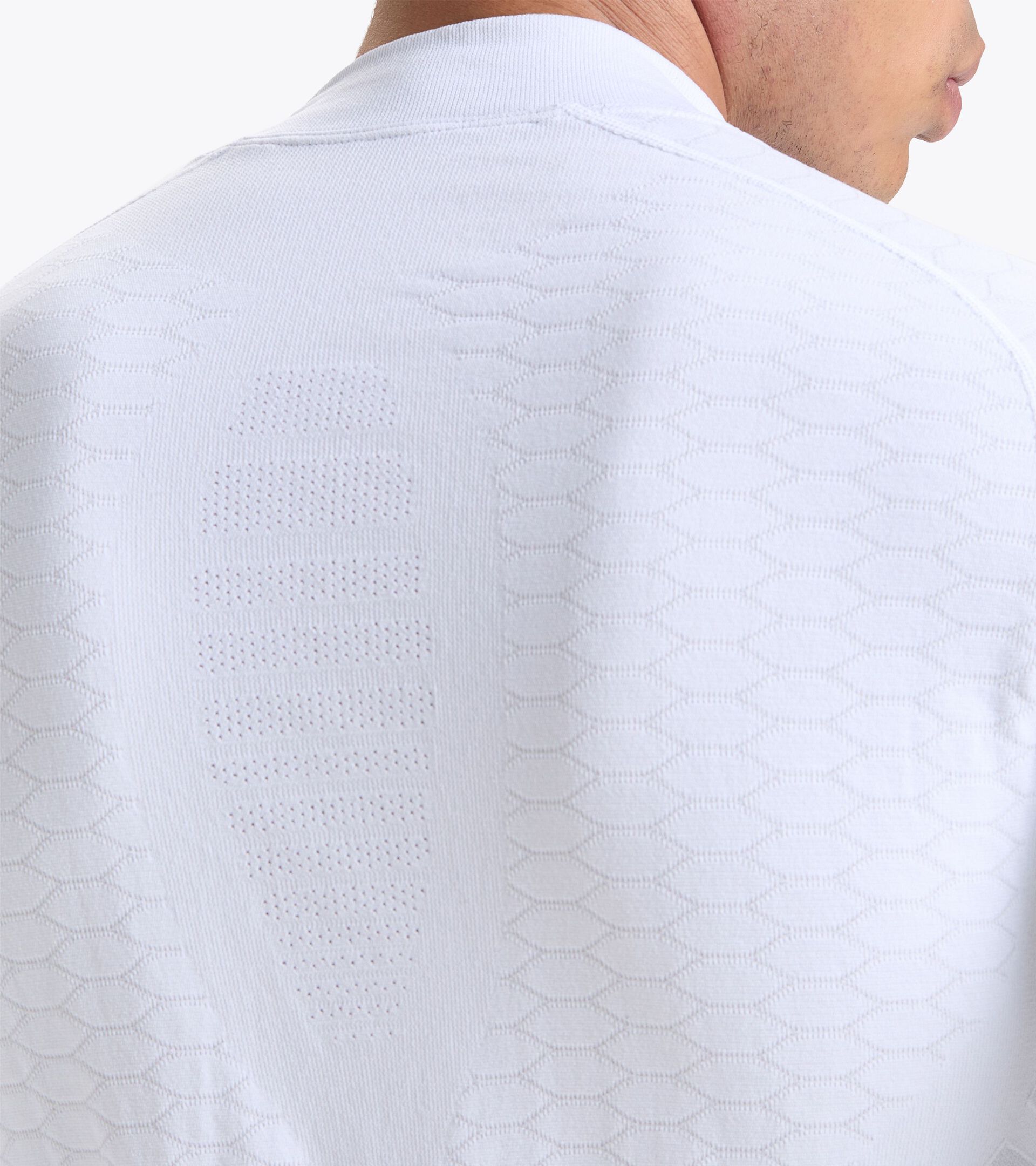Apparel Sport UOMO LS TURTLE NECK ACT BIANCO OTTICO Diadora